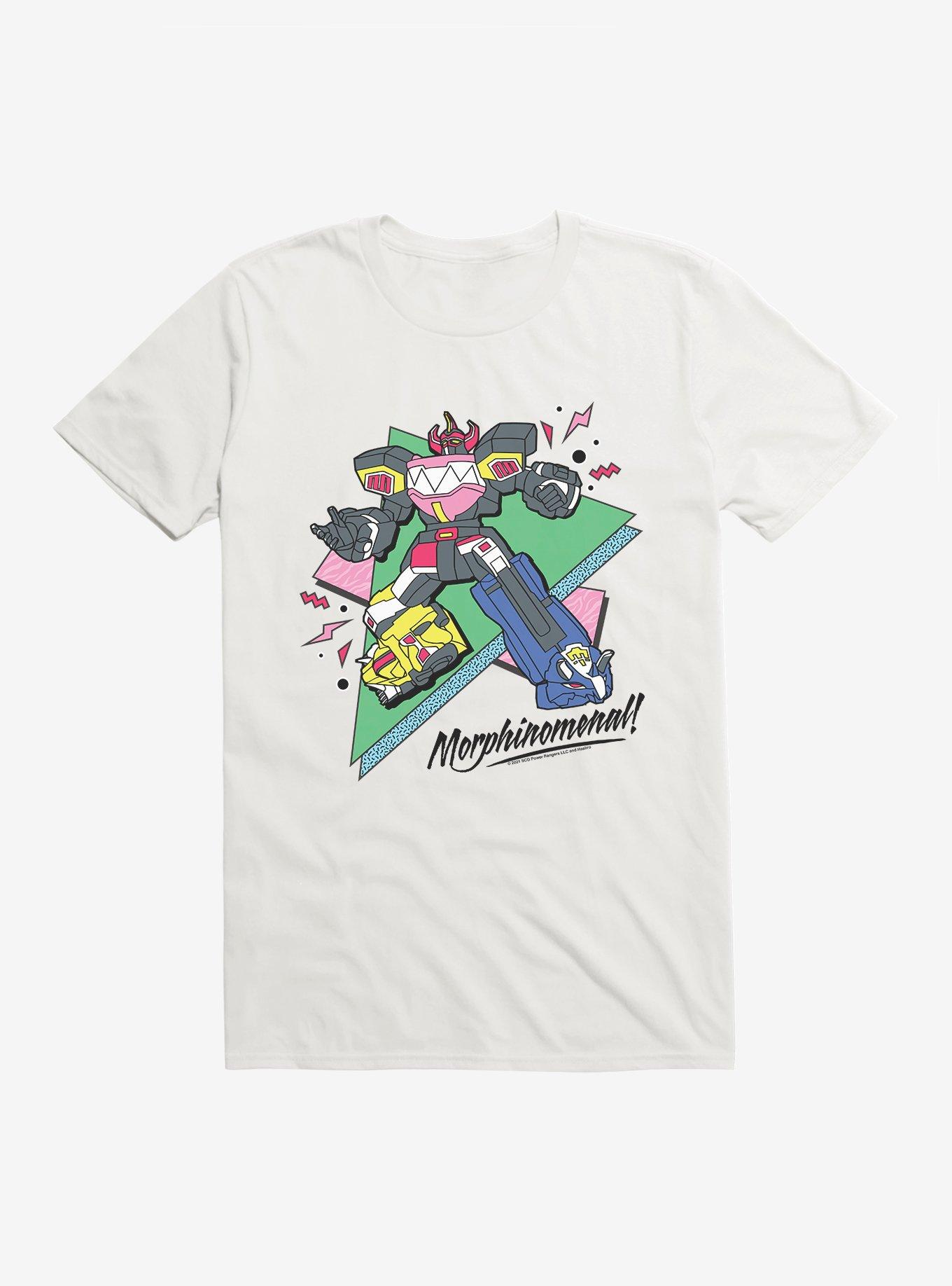 Mighty Morphin Power Rangers Morphinomenal T-Shrt, WHITE, hi-res