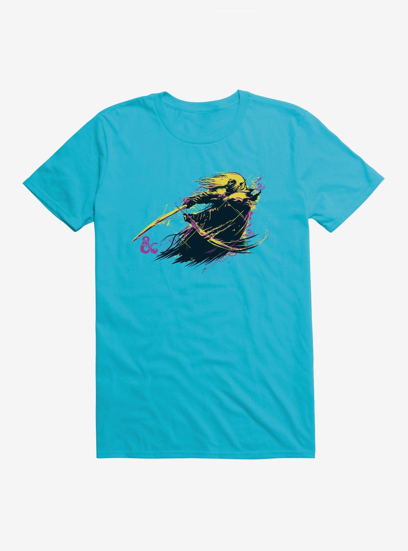 Dungeons & Dragons Warpaint Drizzt Attack T-Shirt, , hi-res