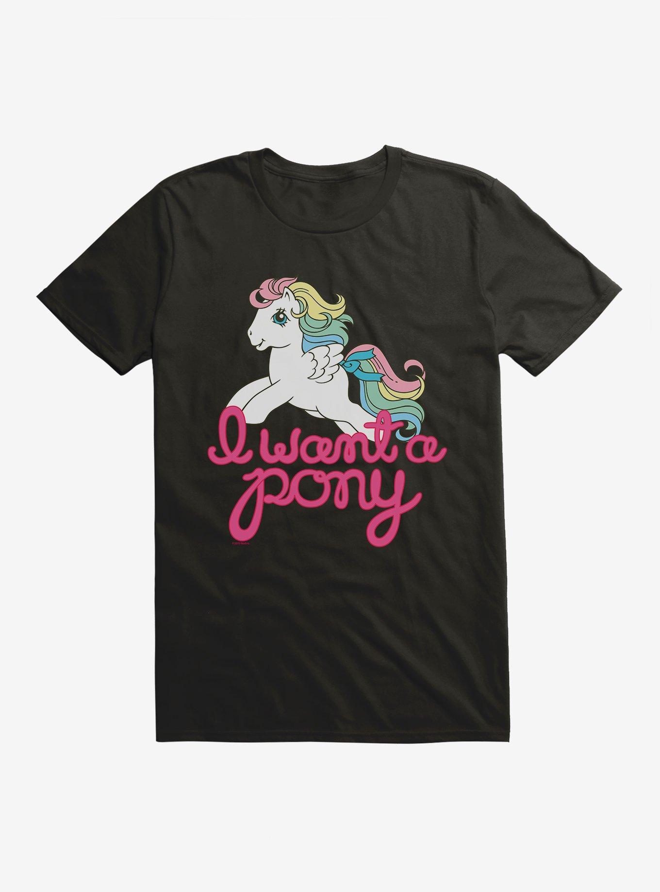 My Little Pony I Want To Party T-Shirt, BLACK, hi-res