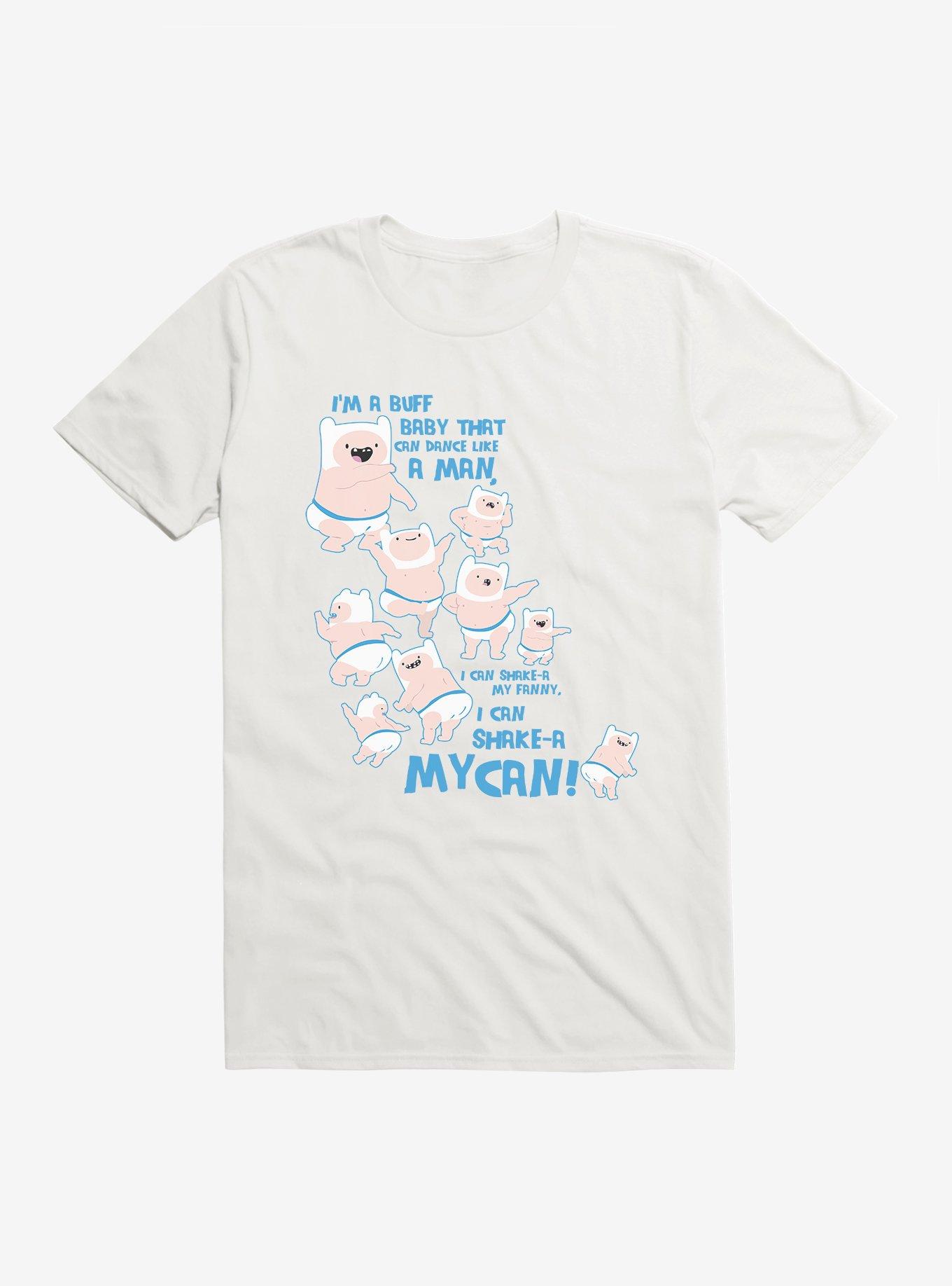 Adventure Time Buff Baby Finn T-Shirt, WHITE, hi-res