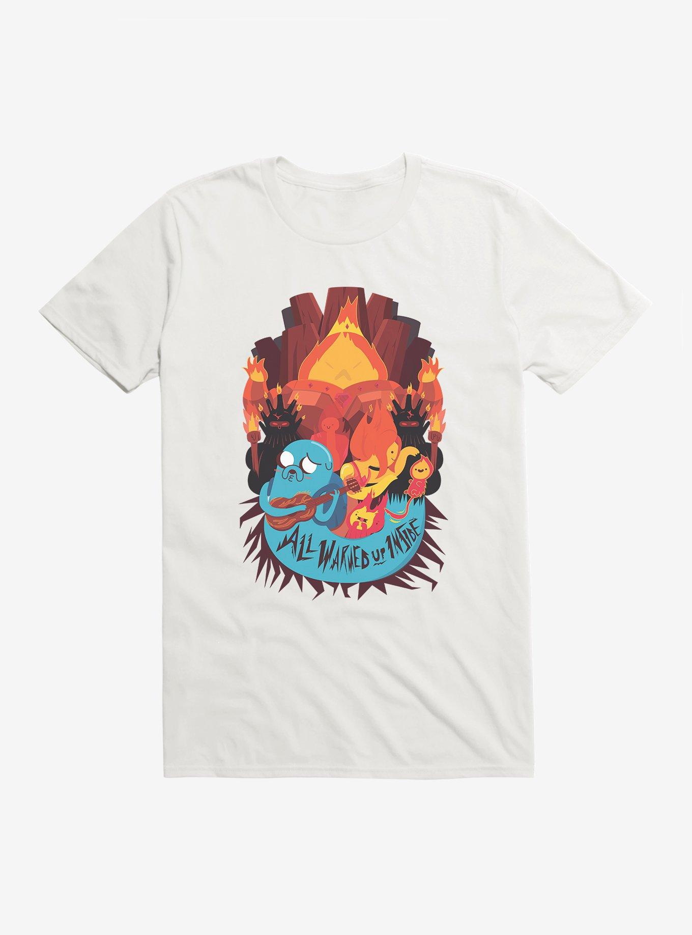 Adventure Time All Warmed Up T-Shirt, WHITE, hi-res