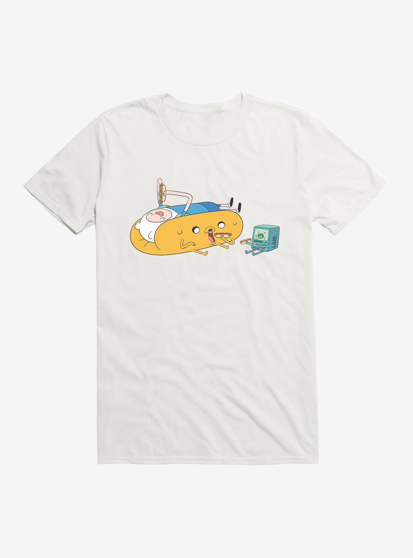 Adventure Time Hot Dogs T-Shirt, WHITE, hi-res