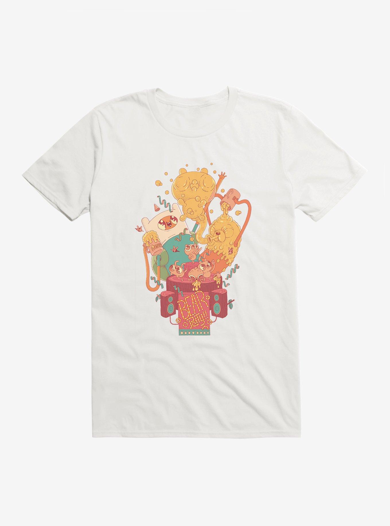 Adventure Time Bear Party Honey T-Shirt, WHITE, hi-res