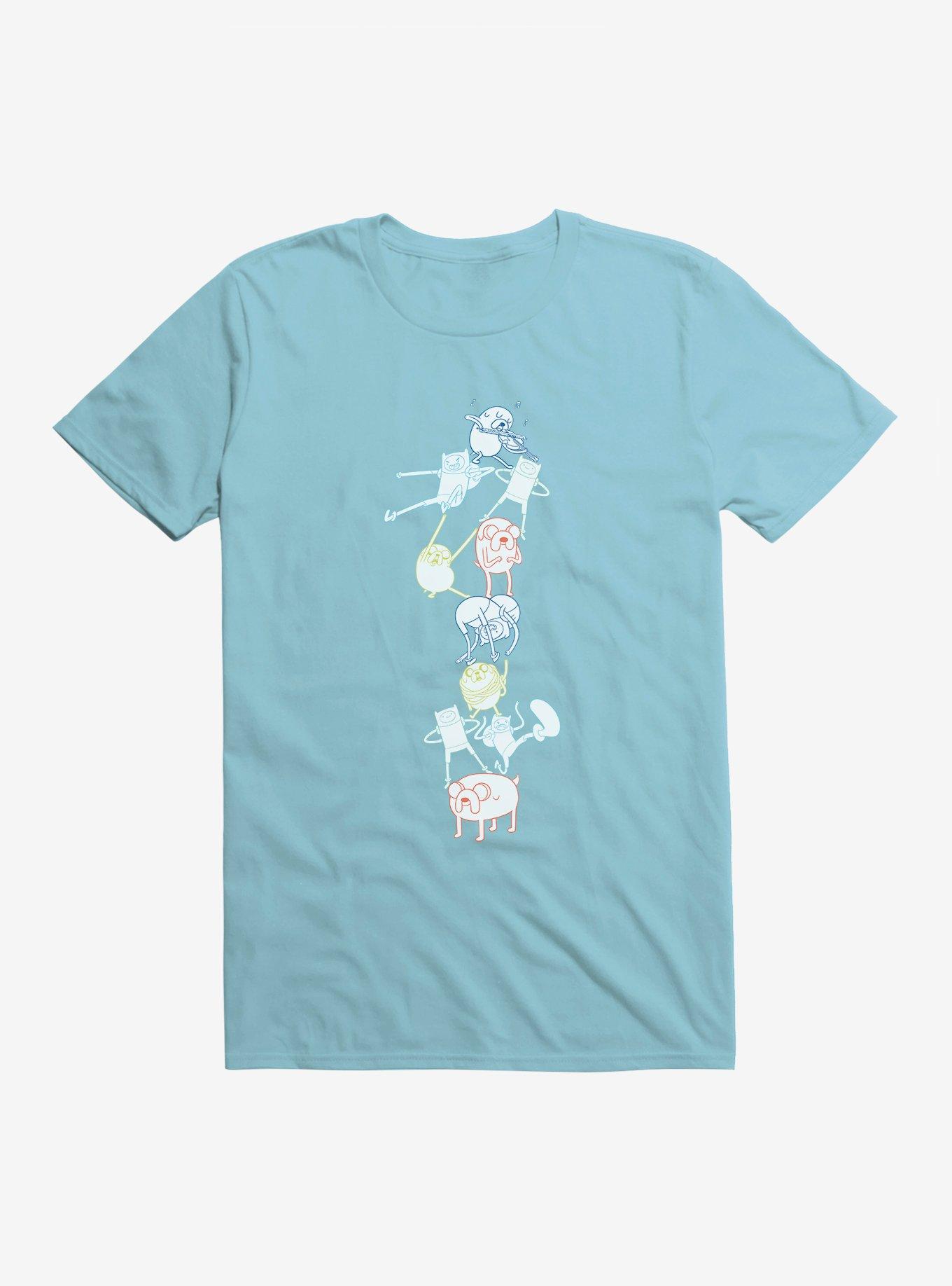 Adventure Time Jake And Finn Tower T-Shirt