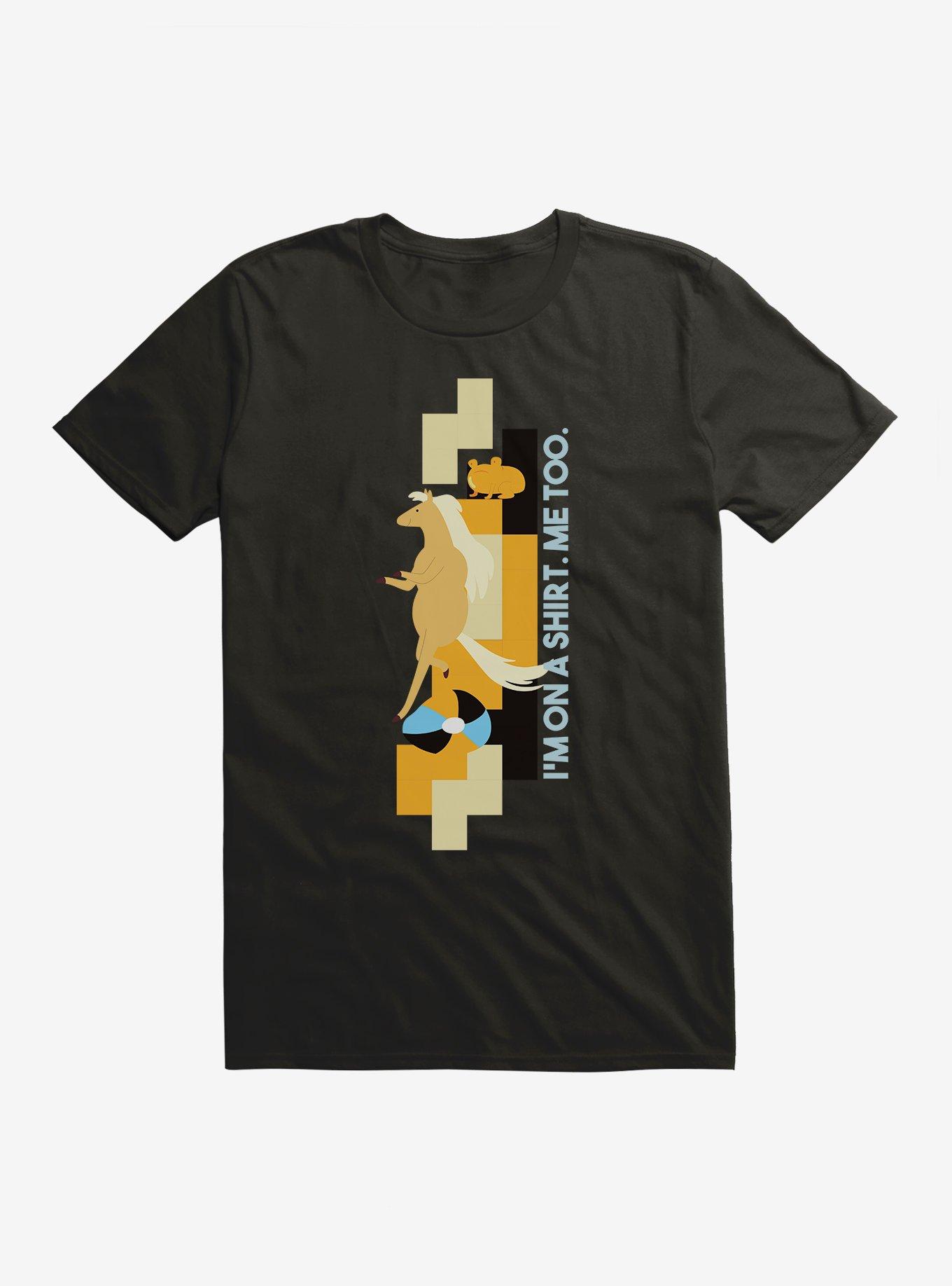 Adventure Time James Baxter The Horse T-Shirt, BLACK, hi-res