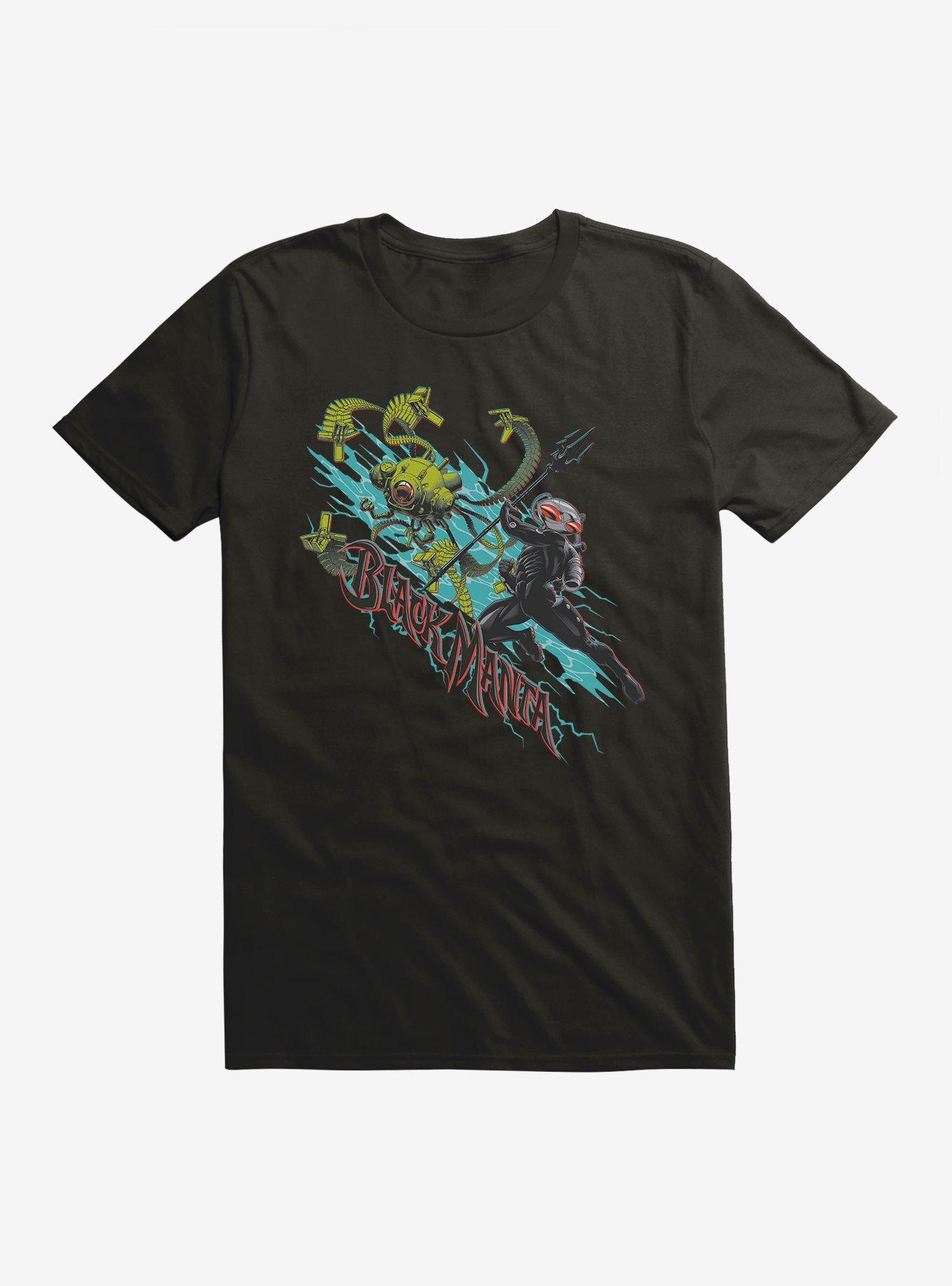 DC Comics Aquaman And The Lost Kingdom Black Manta Fight T-Shirt, , hi-res