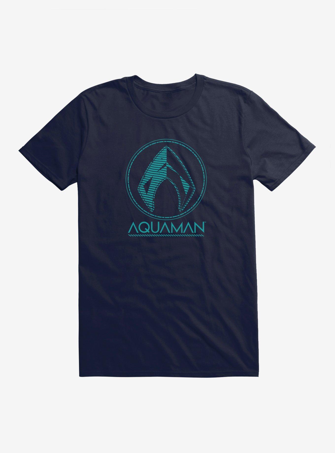 DC Comics Aquaman Blue Icon T-Shirt