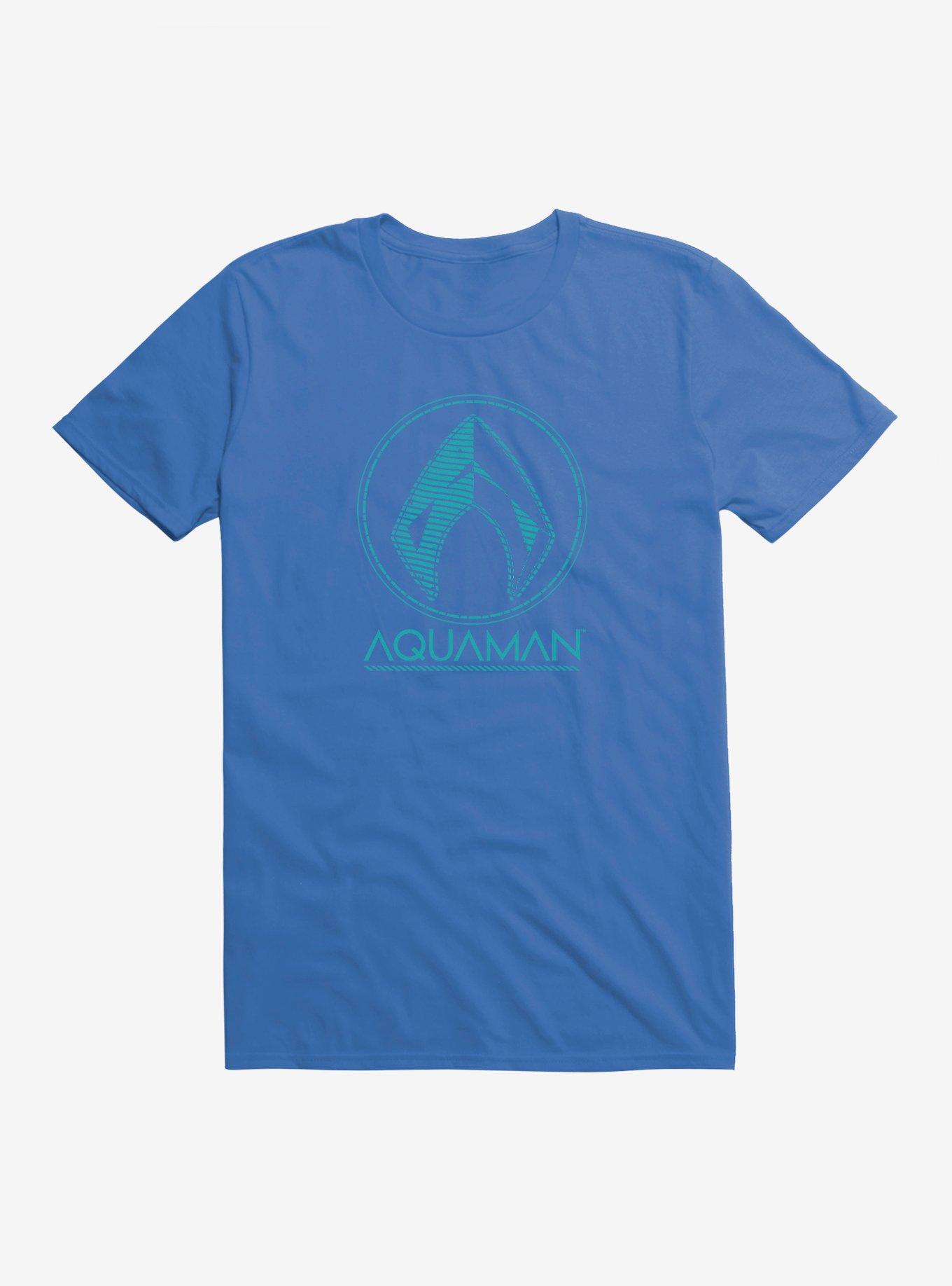 DC Comics Aquaman Blue Icon T-Shirt, , hi-res