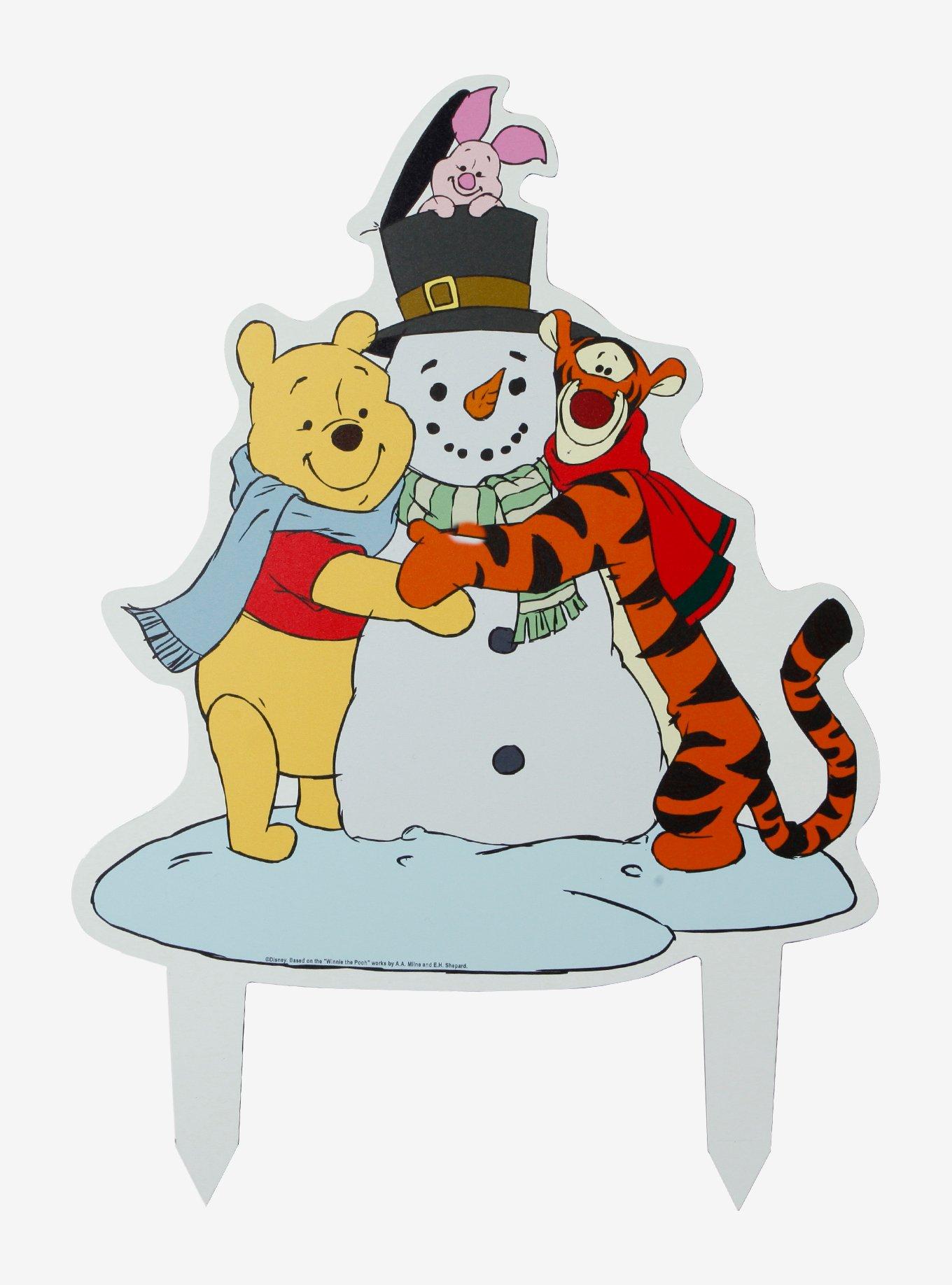 Disney Winnie the Pooh Snowman Yard Sign, , hi-res