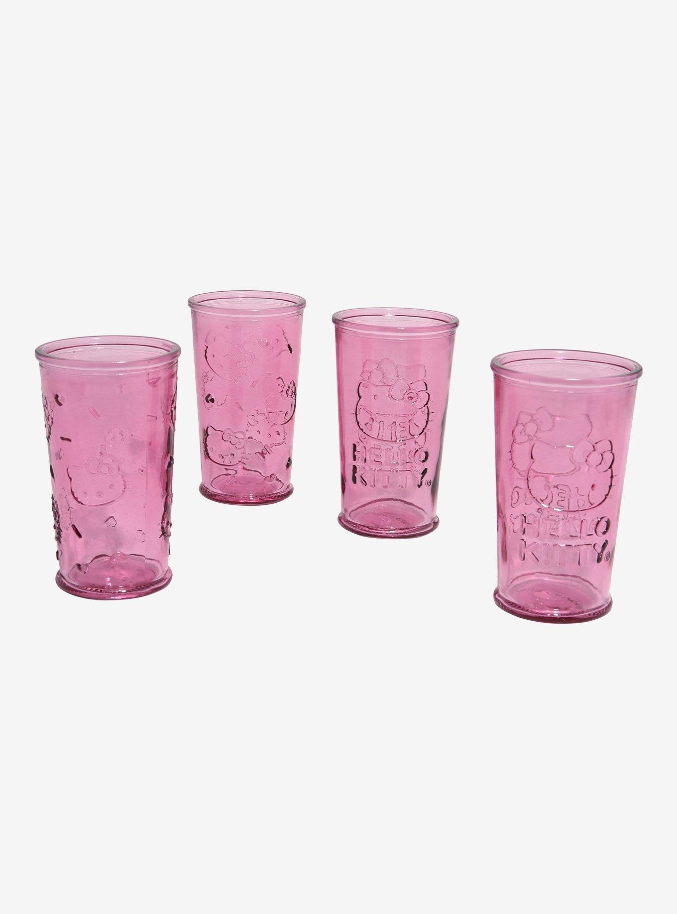 Sanrio Hello Kitty Embossed Glass Set
