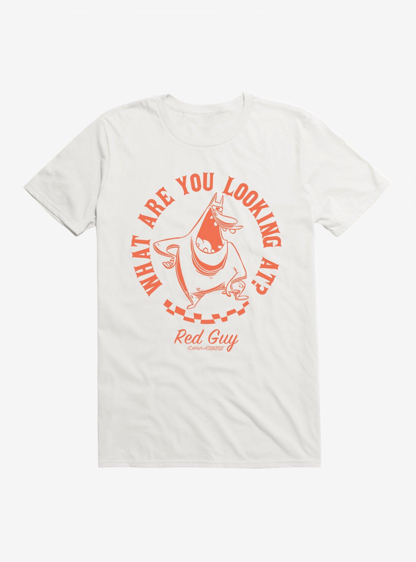 Cow And Chicken What Are You Looking At T-Shirt