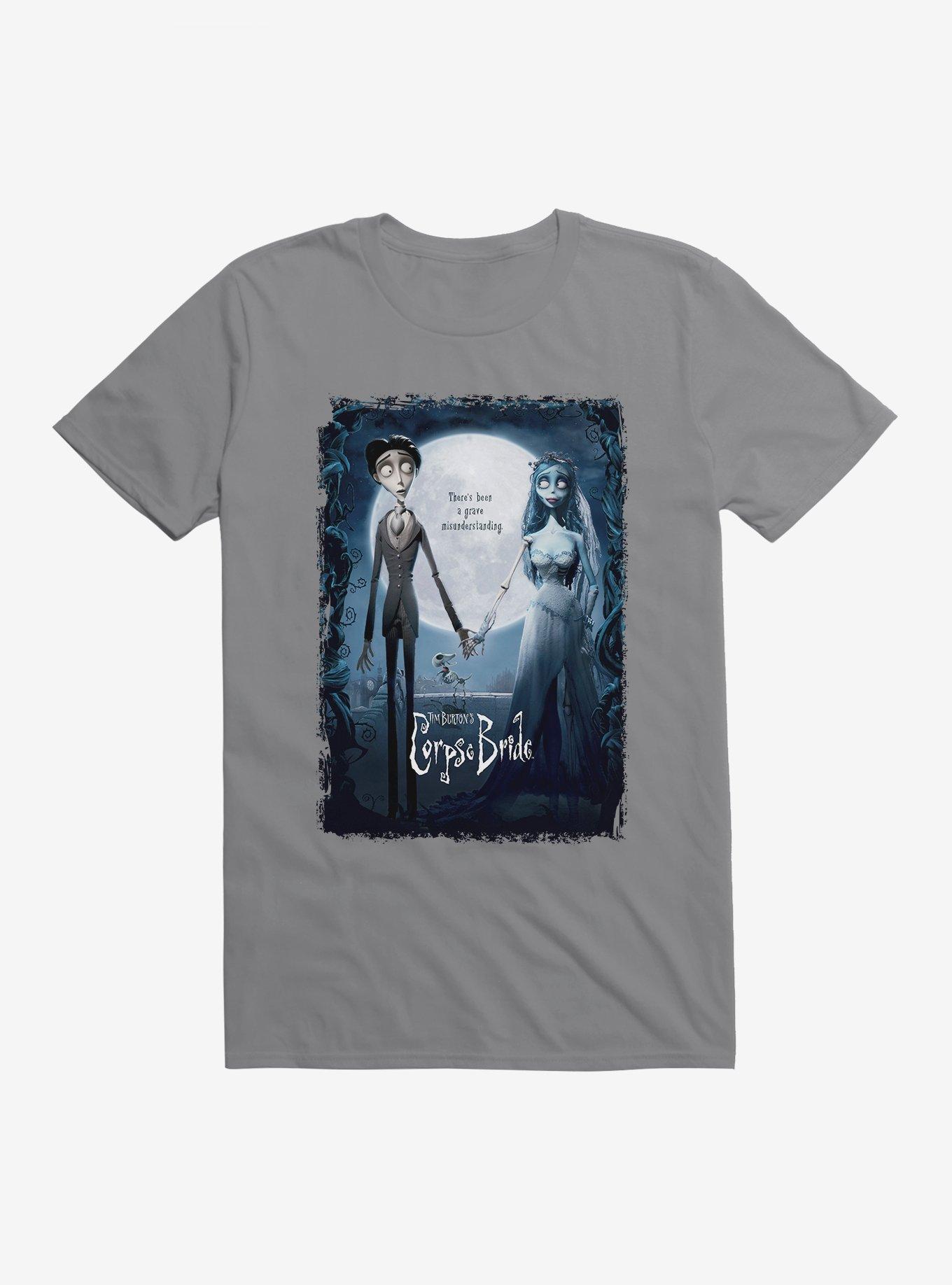 Corpse Bride Poster T-Shirt, STORM GREY, hi-res