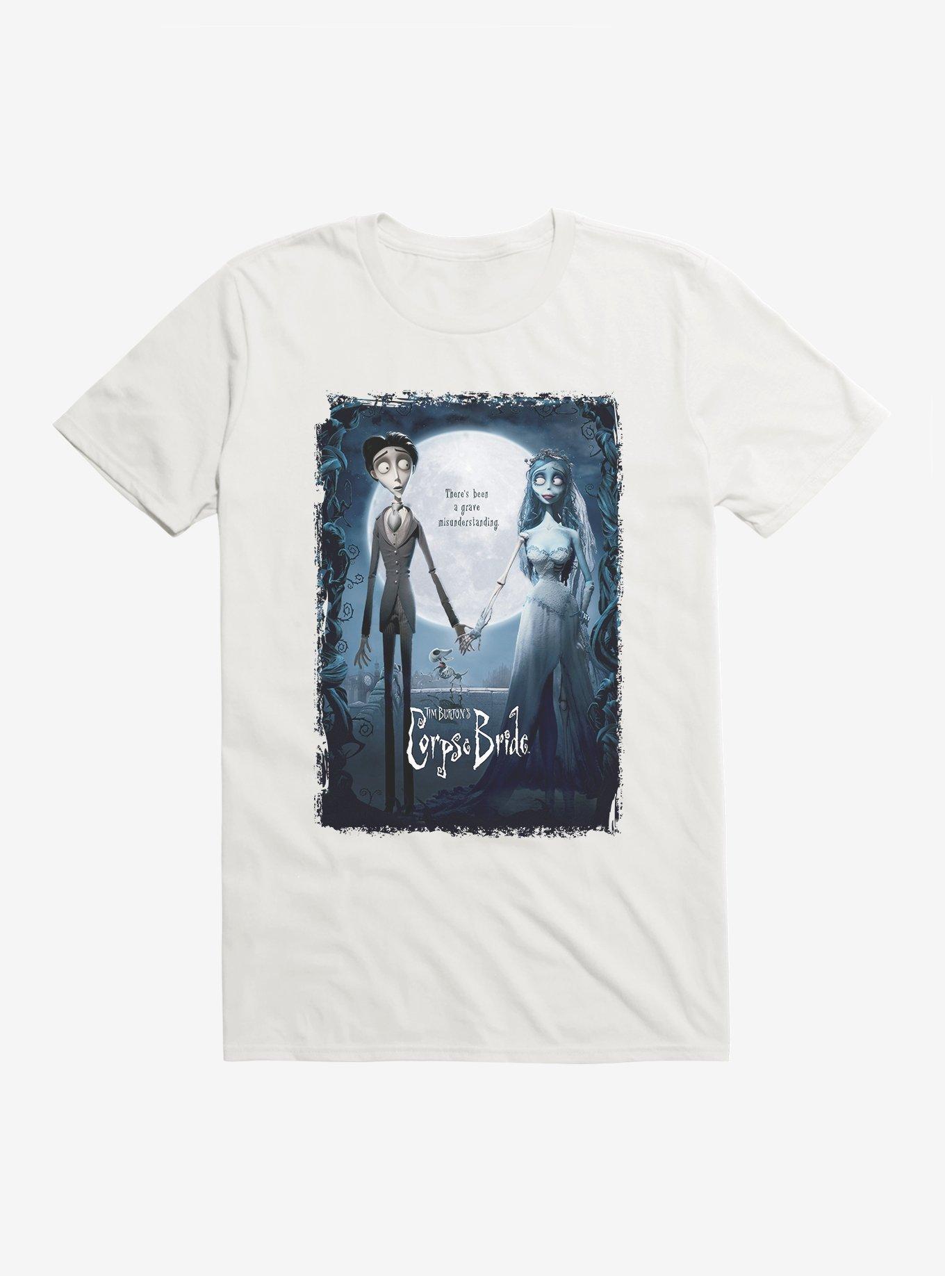 Corpse Bride Poster T-Shirt, WHITE, hi-res