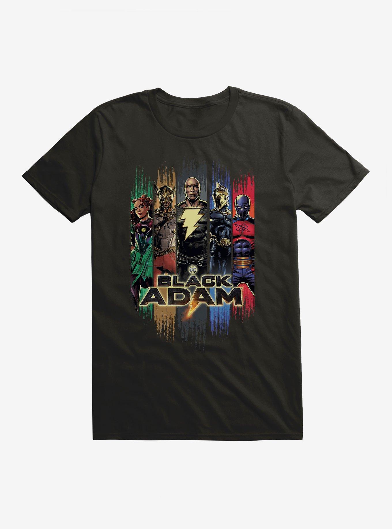 DC Comics Black Adam Team Panels T-Shirt, , hi-res