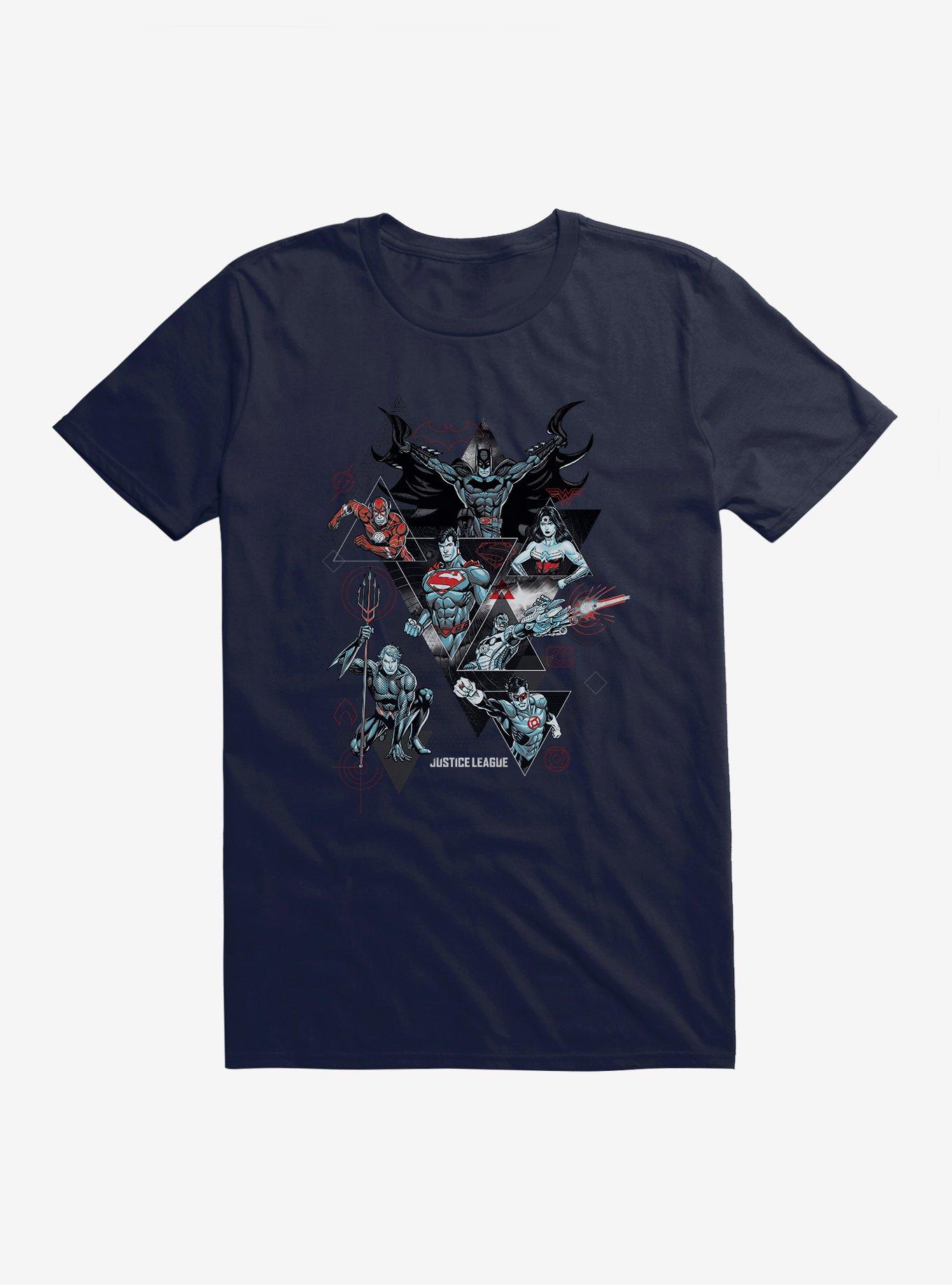 DC Comics Justice League Group Shapes T-Shirt