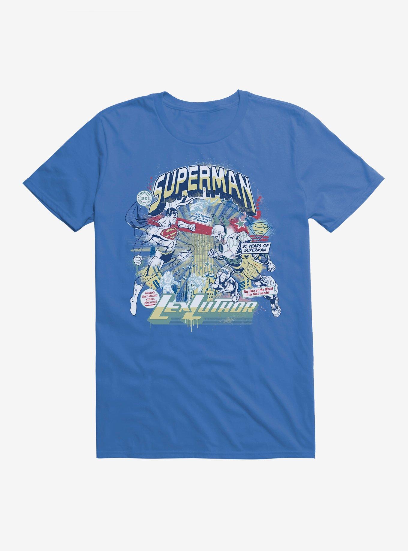 DC Comics Superman 85 Years Lex Luthor Fight T-Shirt