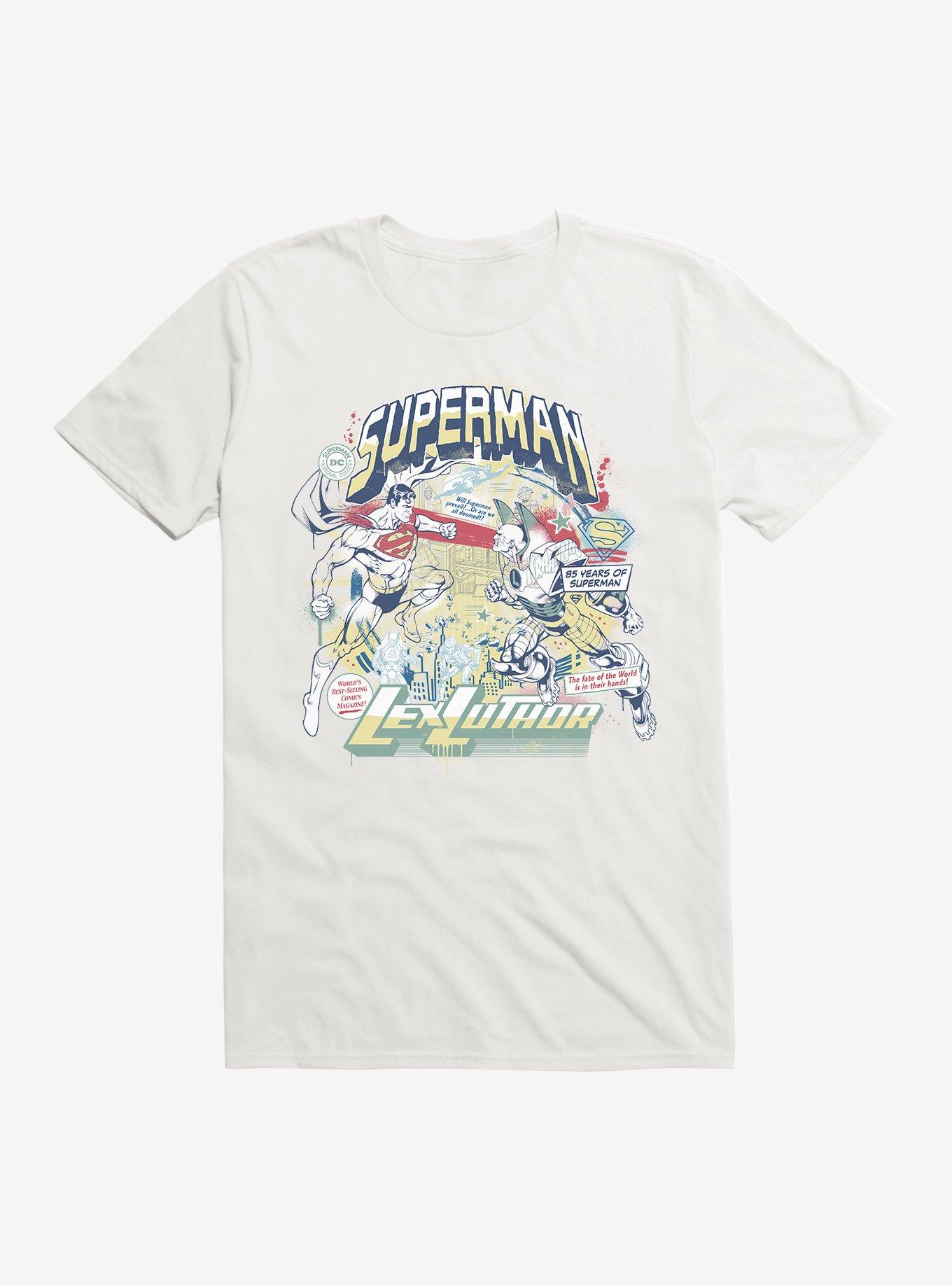 DC Comics Superman 85 Years Lex Luthor Fight T-Shirt