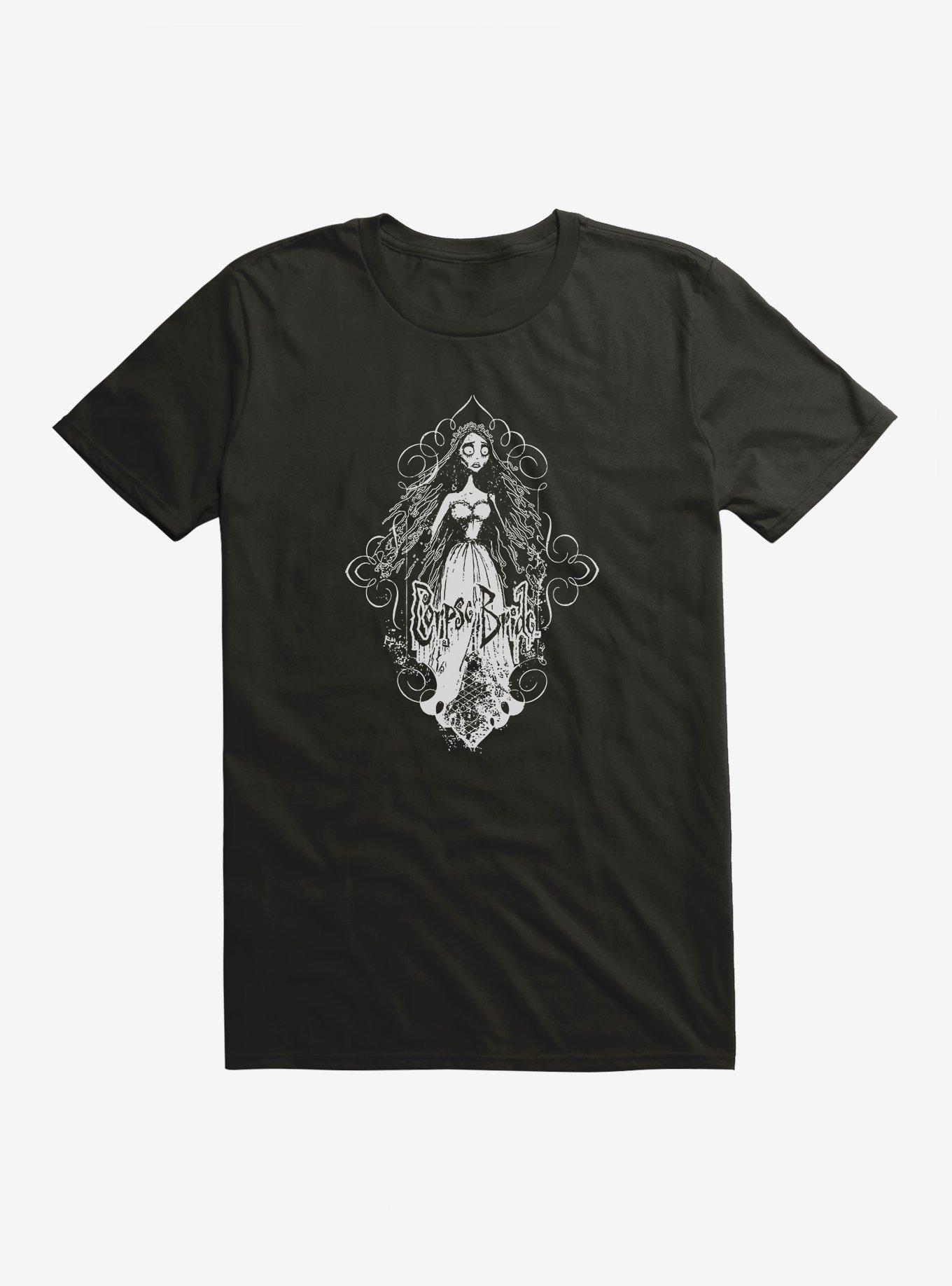 Corpse Bride You May Kiss The Bride T-Shirt, BLACK, hi-res