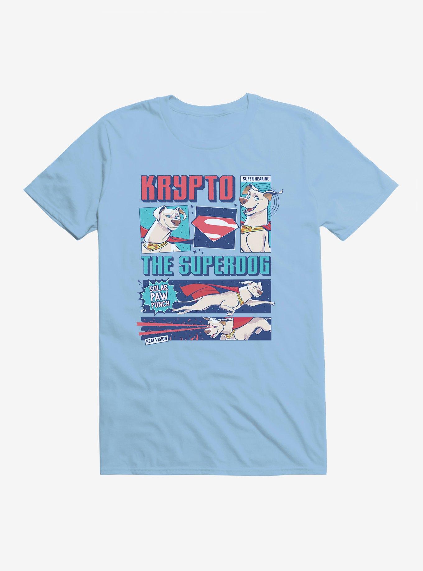 DC League Of Super-Pets Krypto The Superdog Comic Style T-Shirt, , hi-res