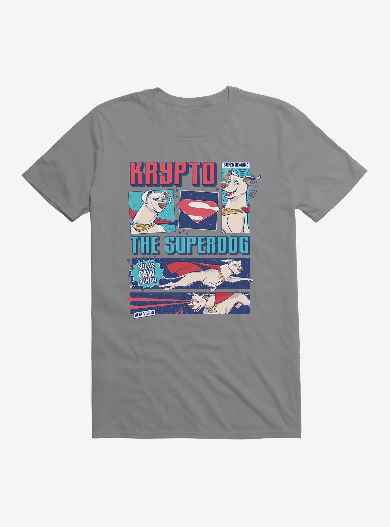 DC League Of Super-Pets Krypto The Superdog Comic Style T-Shirt, , hi-res
