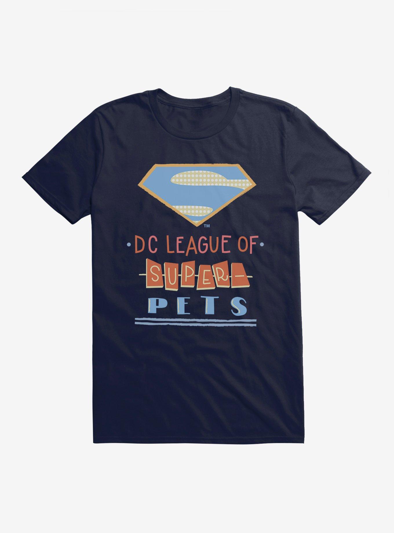 DC League of Super-Pets Logo Stacked Story Book T-Shirt, , hi-res