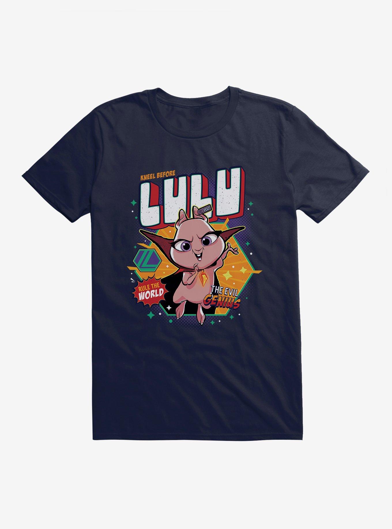 DC League Of Super-Pets Lulu The Evil Genius Comic Style T-Shirt, , hi-res