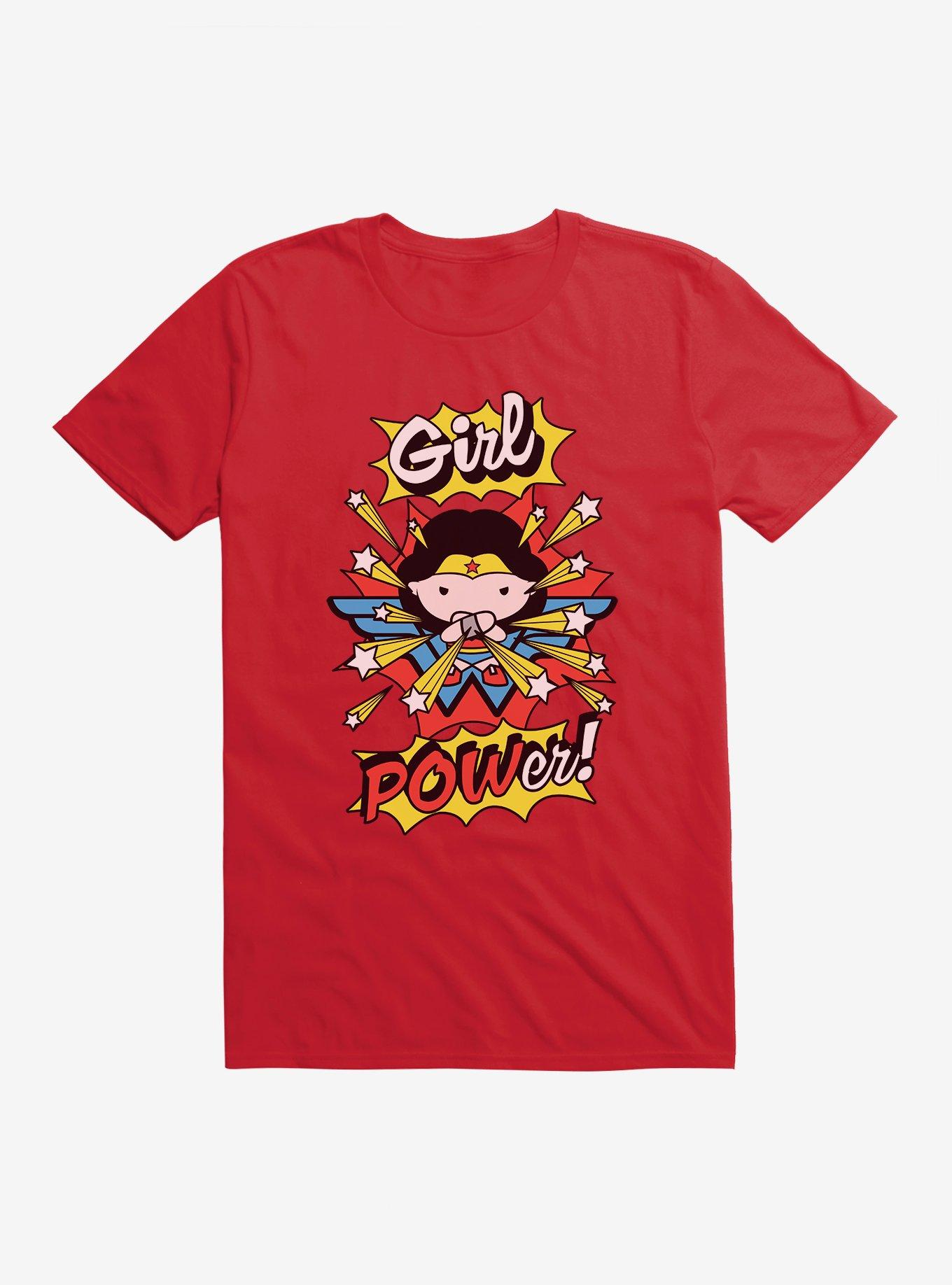 DC Comics Chibi Wonder Woman Girl Power T-Shirt, , hi-res