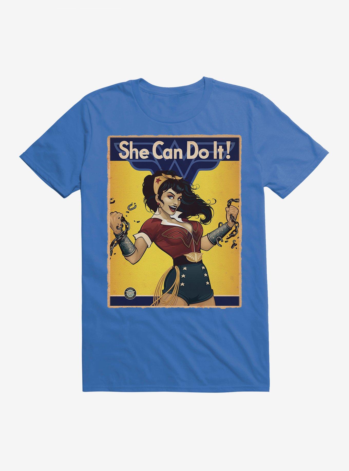 DC Comics Wonder Woman She Can Do It T-Shirt