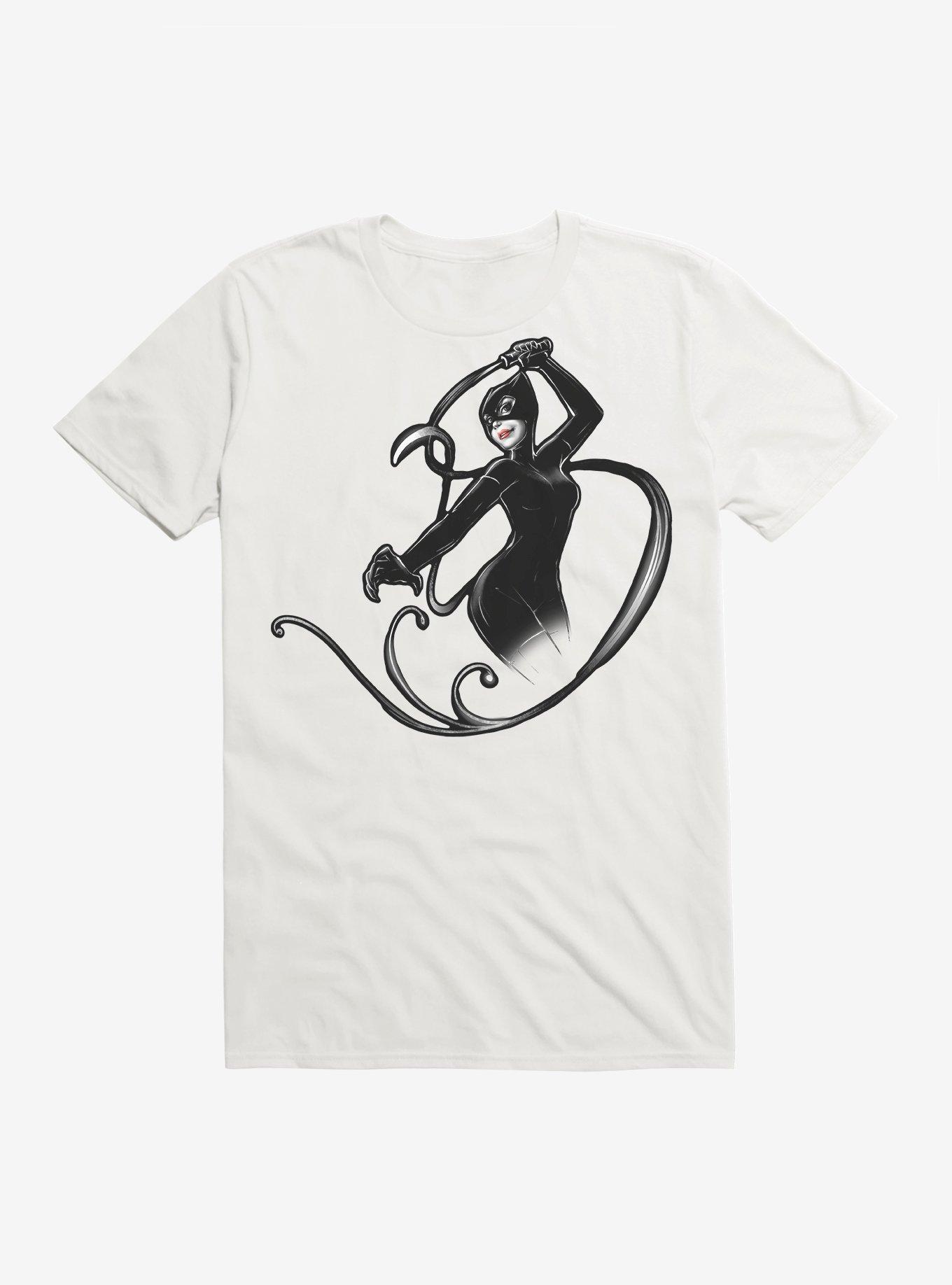 DC Comics Catwoman T-Shirt, WHITE, hi-res