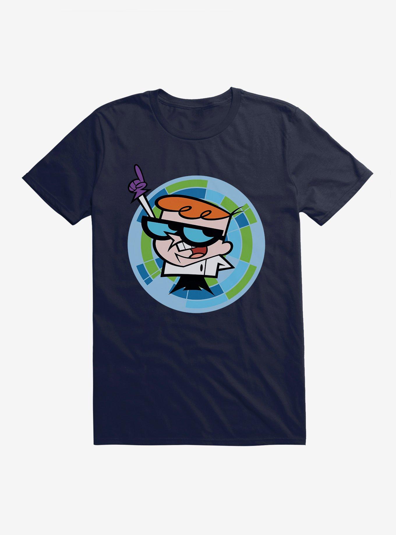 Dexter's Laboratory Dexter Hand Raise T-Shirt, NAVY, hi-res