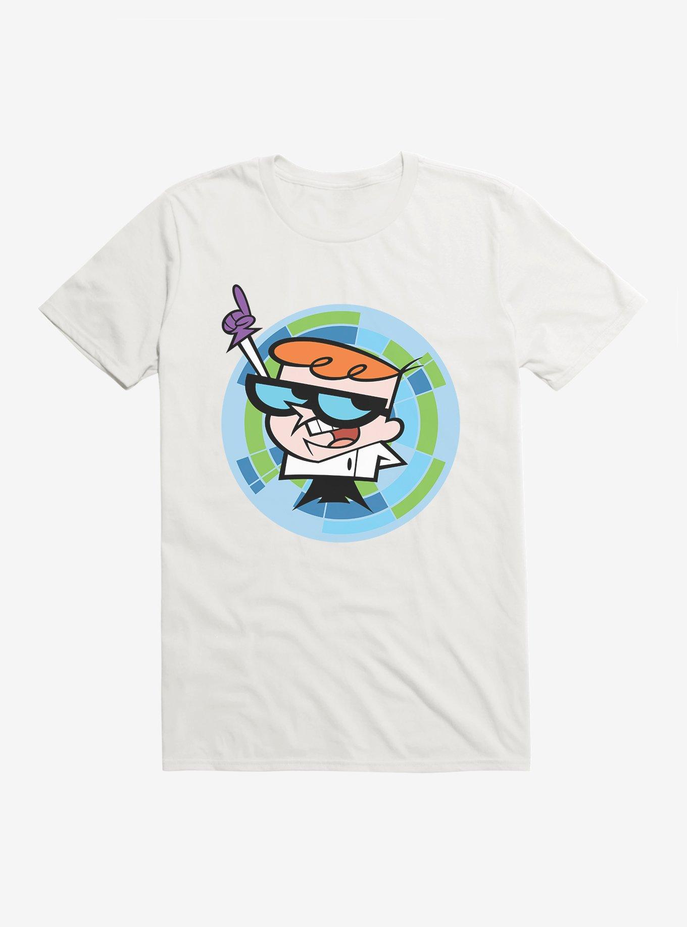Dexter's Laboratory Dexter Hand Raise T-Shirt, WHITE, hi-res