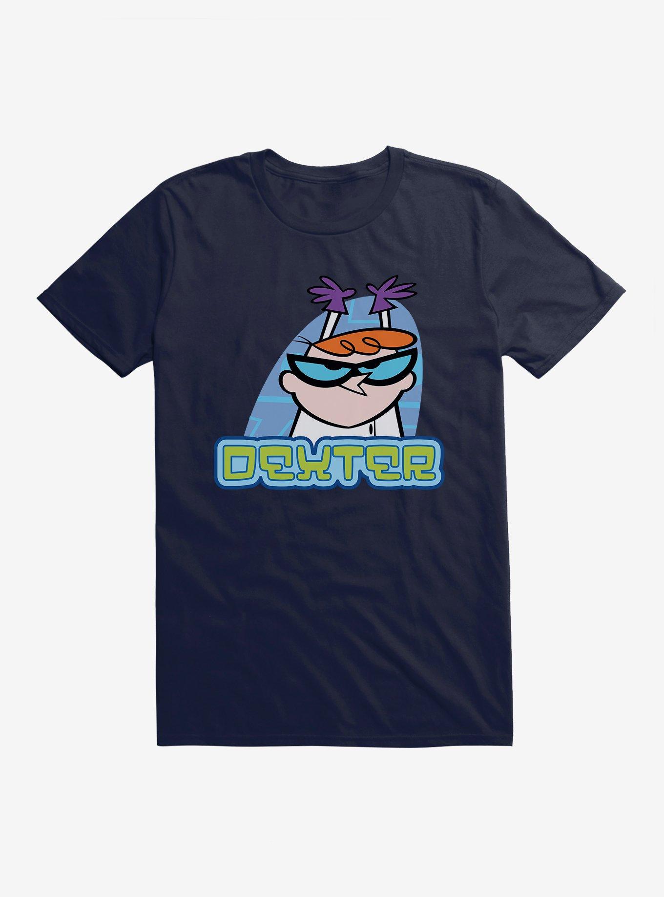 Dexter's Laboratory Dexter Hands Up T-Shirt, NAVY, hi-res