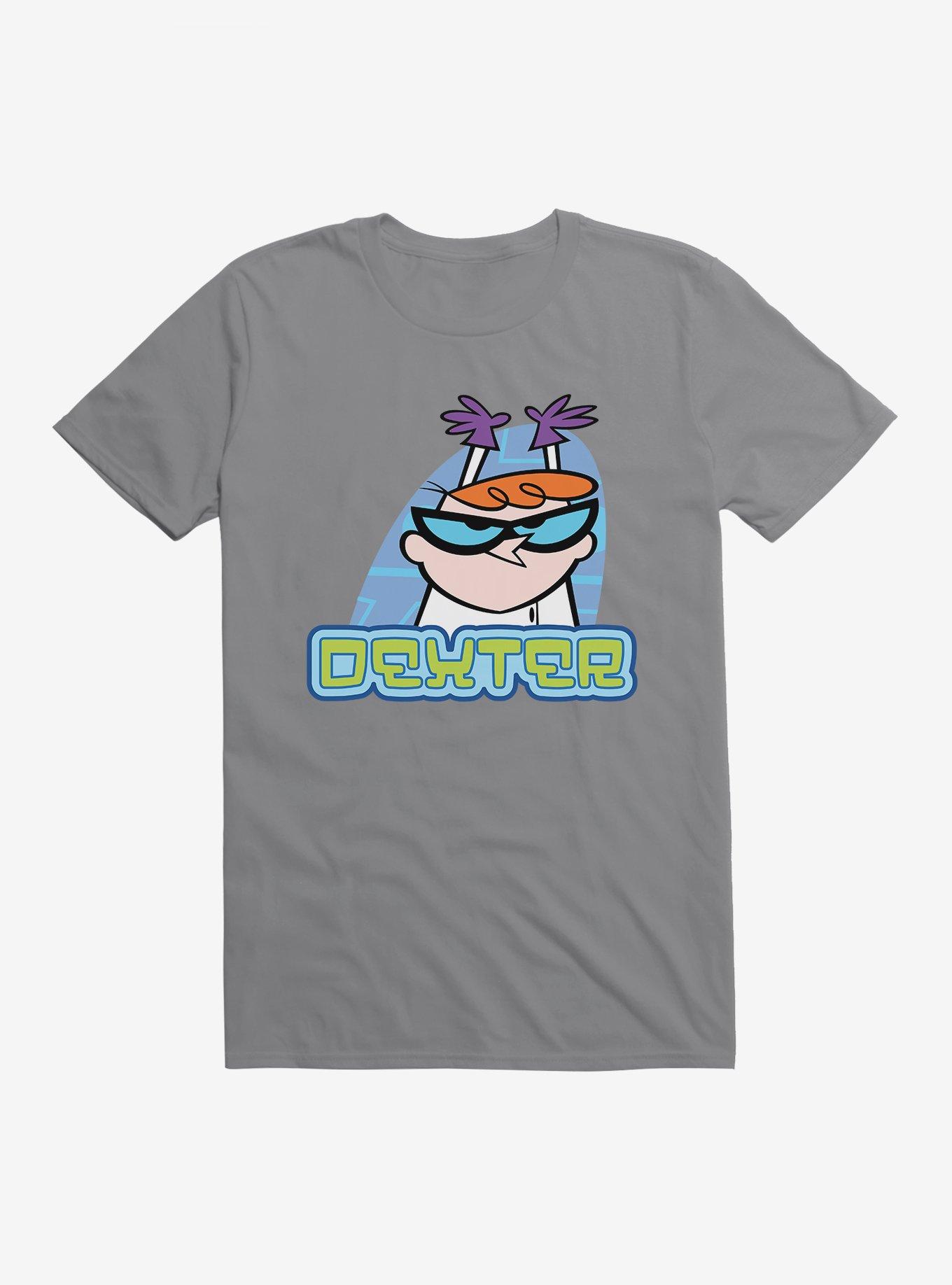 Dexter's Laboratory Dexter Hands Up T-Shirt, STORM GREY, hi-res