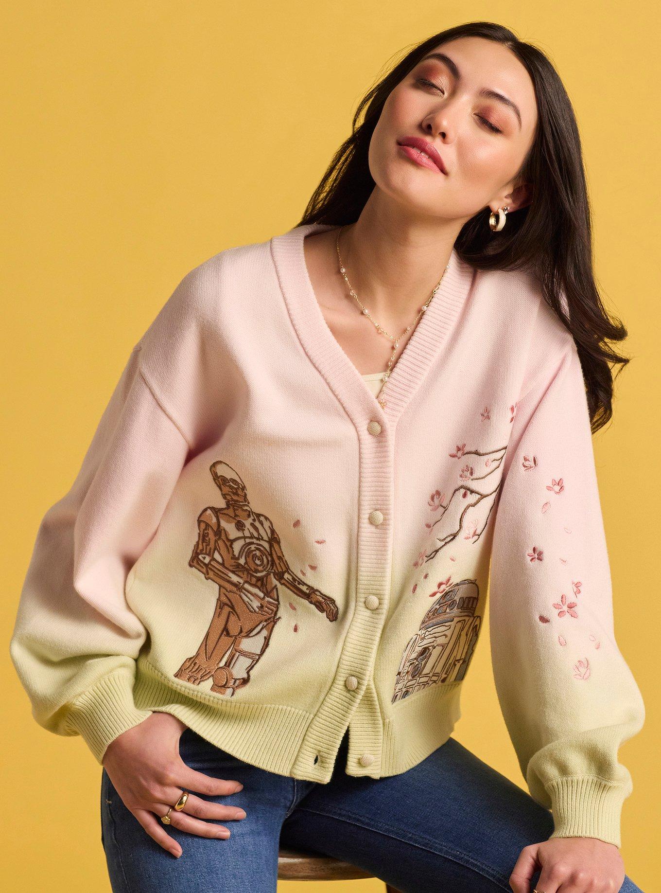 Her Universe Star Wars Droids Cherry Blossom Cardigan Her Universe Exclusive, , hi-res