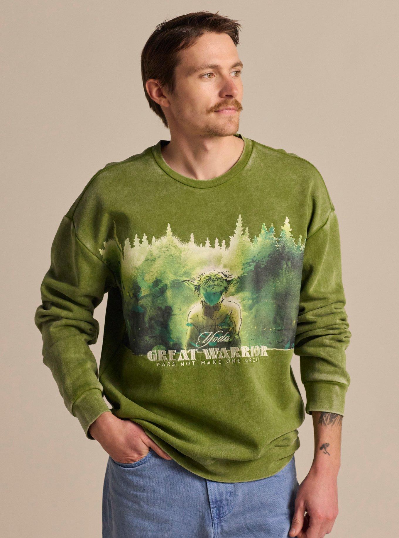 Our Universe Star Wars Yoda Watercolor Sweatshirt Our Universe Exclusive, , hi-res