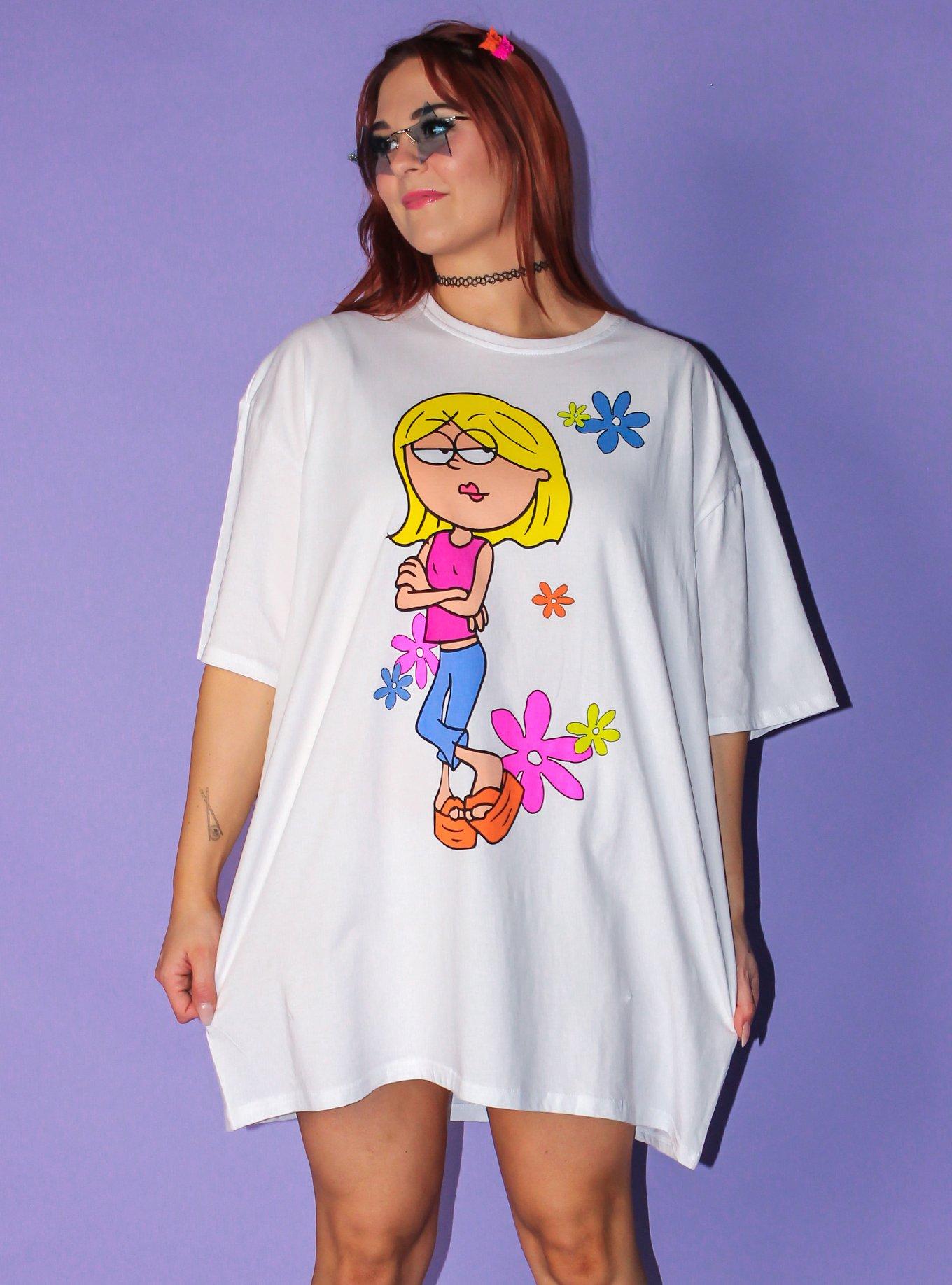 Cakeworthy Disney Lizzie McGuire Cartoon Lizzie T-Shirt Dress, , hi-res