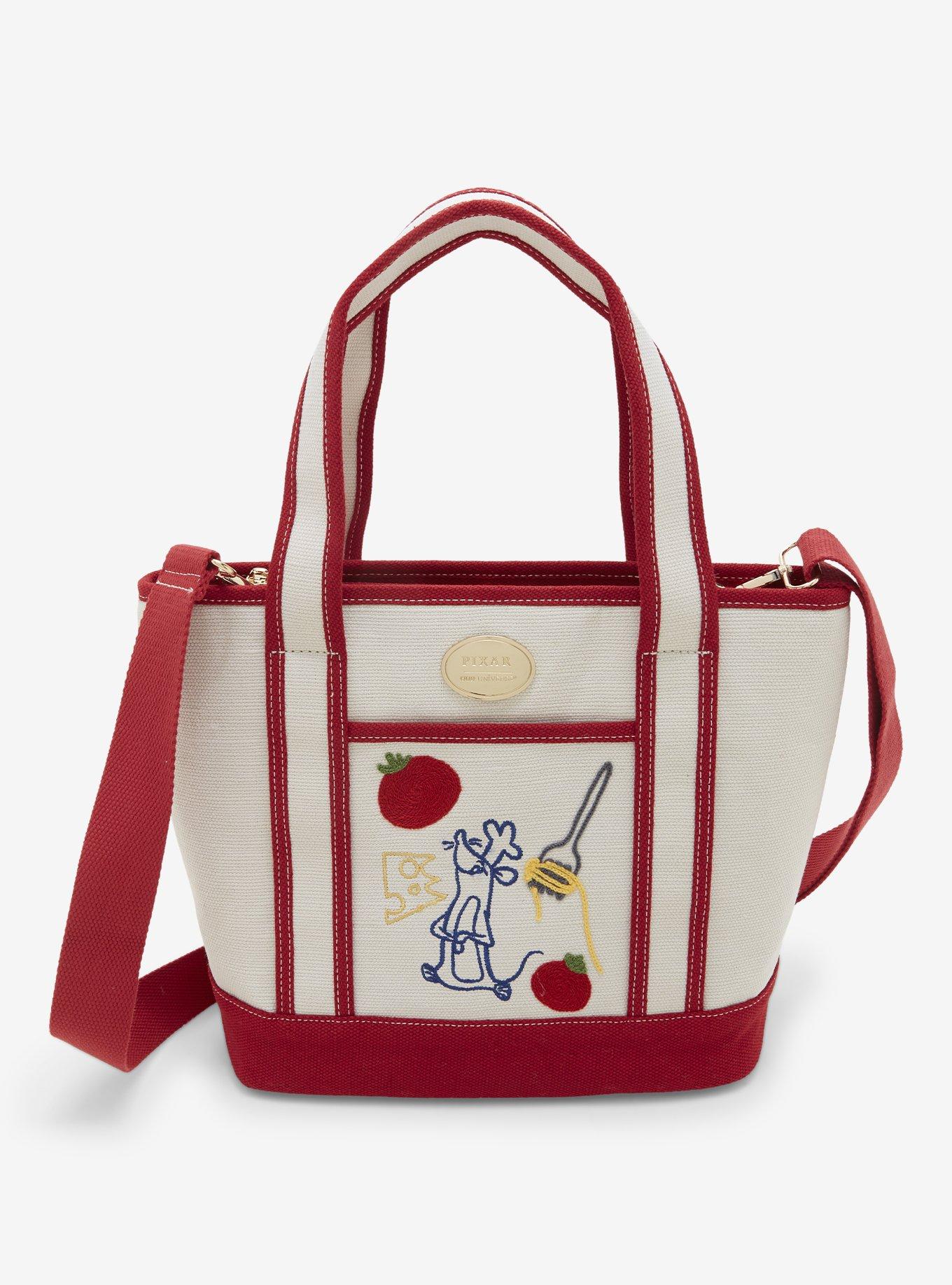 Disney Pixar Ratatouille Remy & Foods Canvas Tote Bag - BoxLunch Exclusive, , hi-res