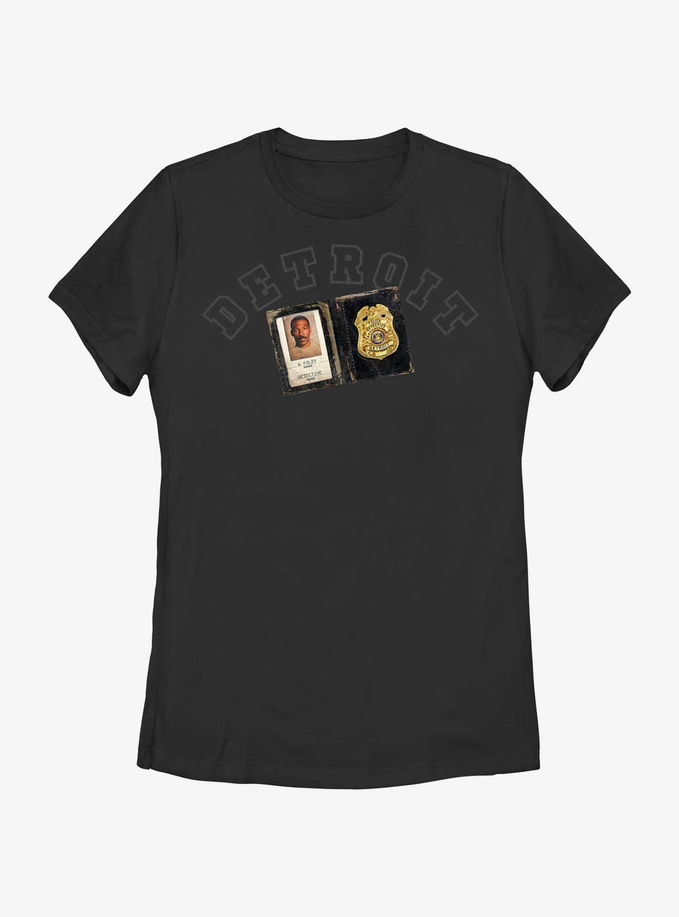 Beverly Hills Cop Detroit Badge Womens T-Shirt