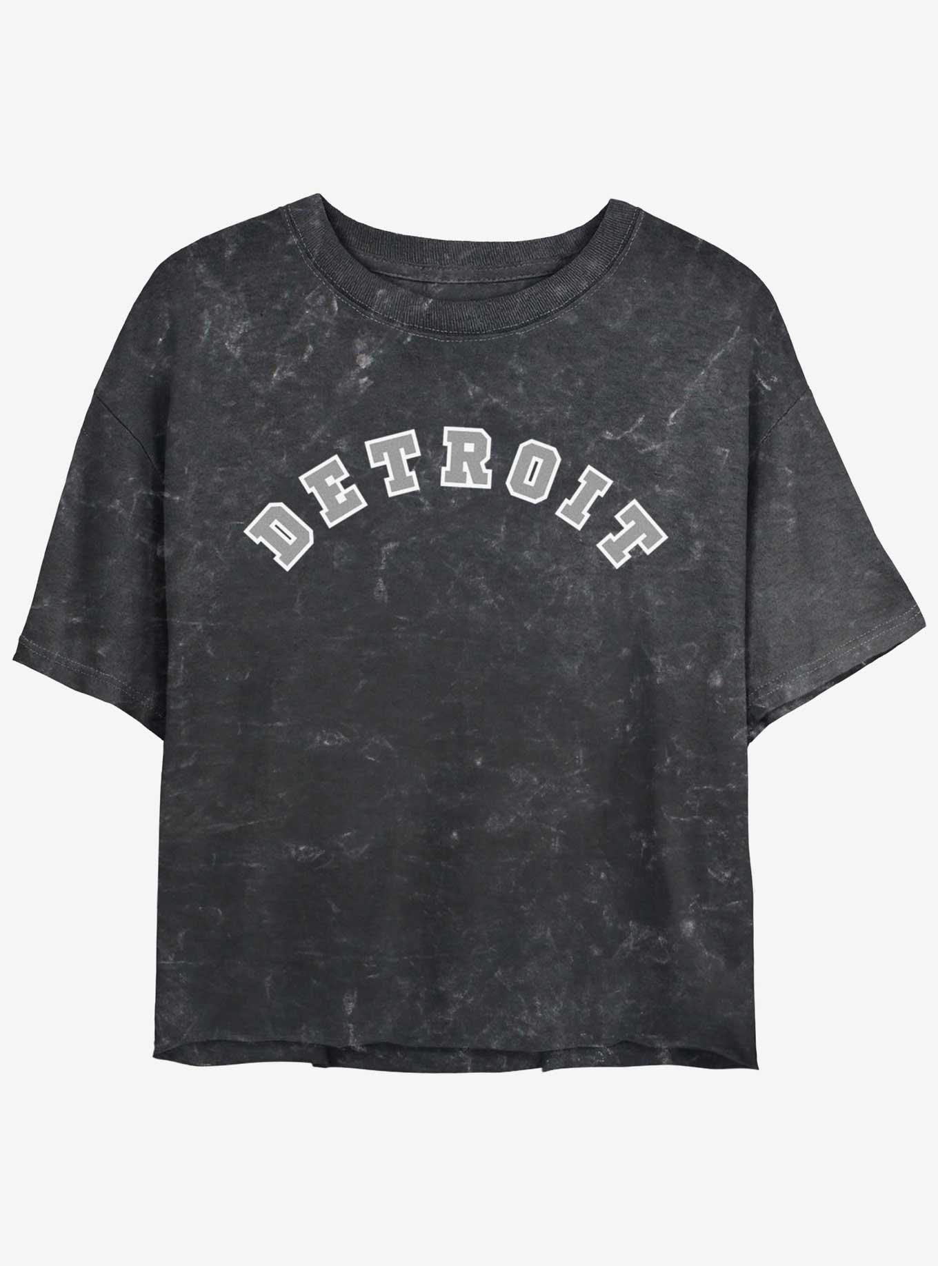 Beverly Hills Cop Detroit Womens Mineral Wash Crop T-Shirt, , hi-res