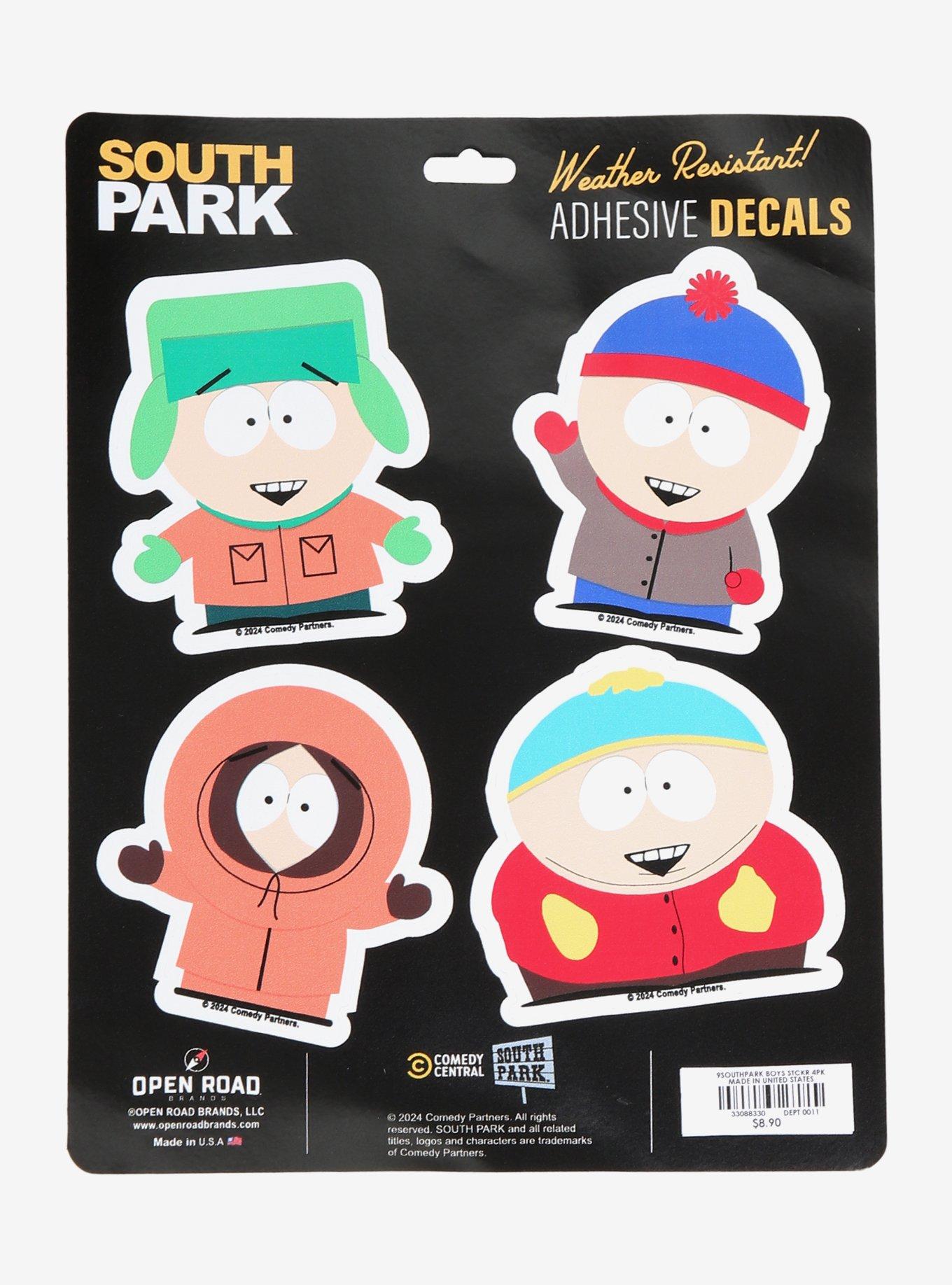 South Park Characters Sticker Pack, , hi-res