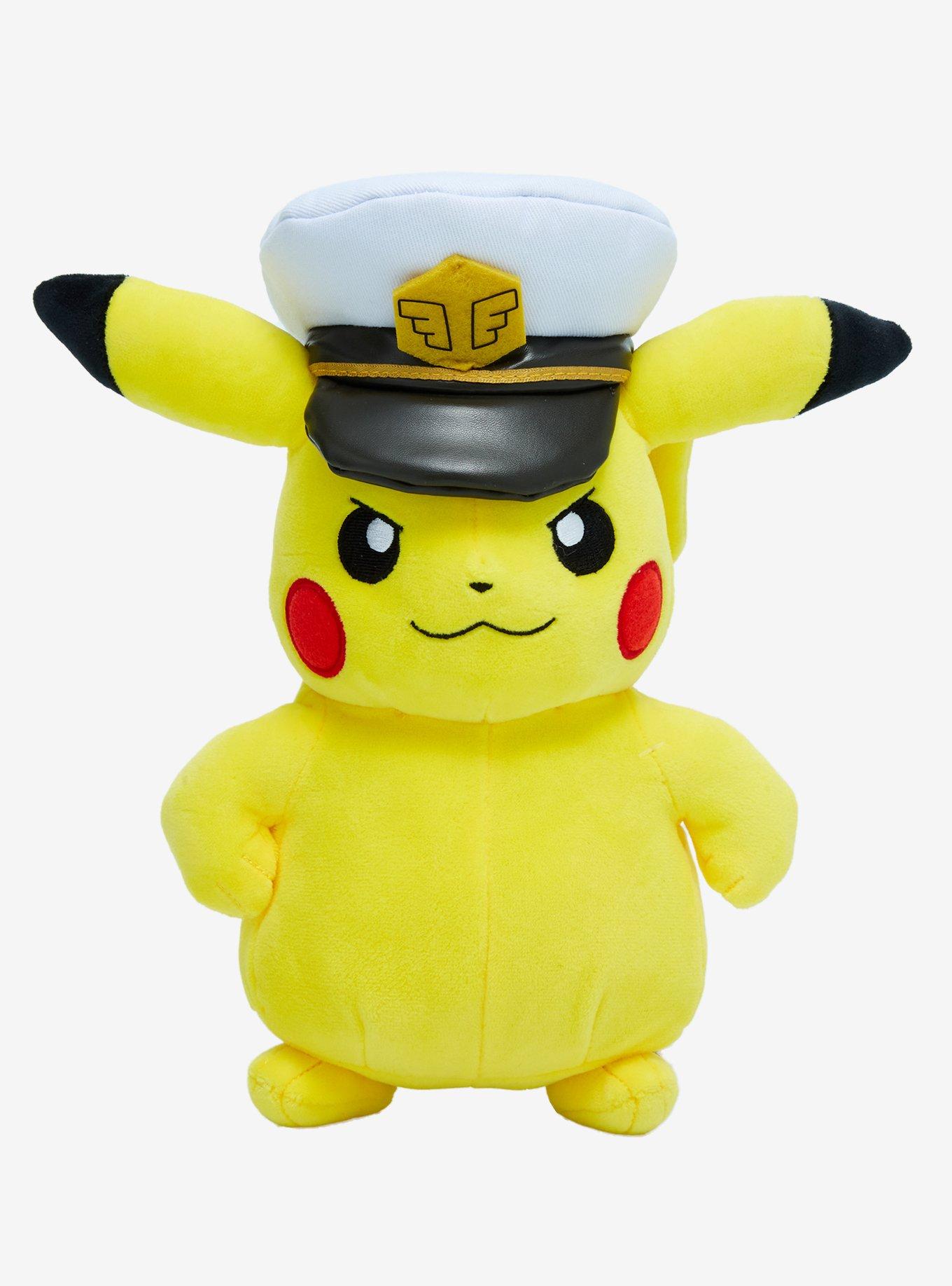 Pokemon Captain Pikachu Plush, , hi-res