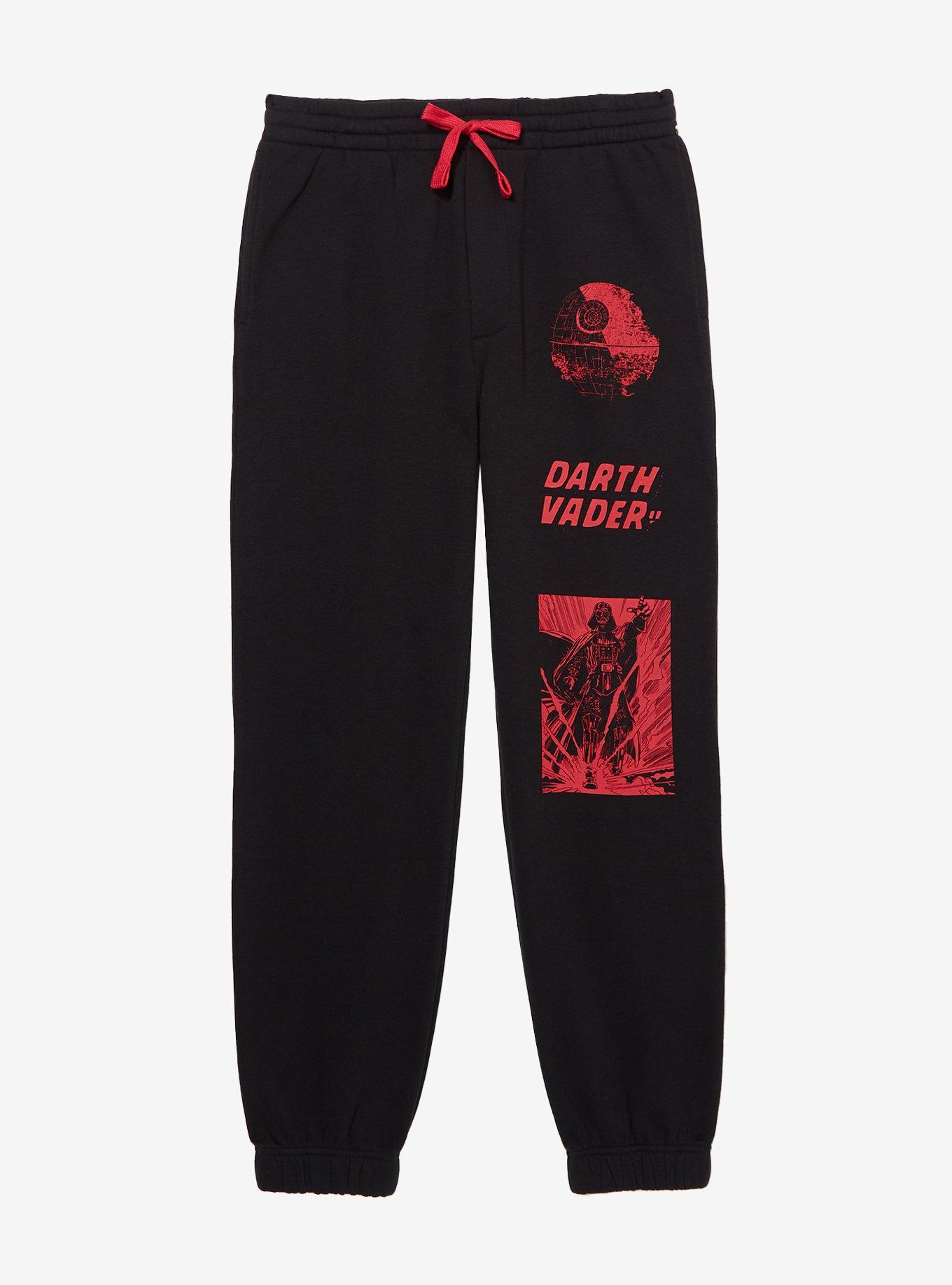 Star Wars Darth Vader Death Star Comic Book Joggers — BoxLunch Exclusive, , hi-res