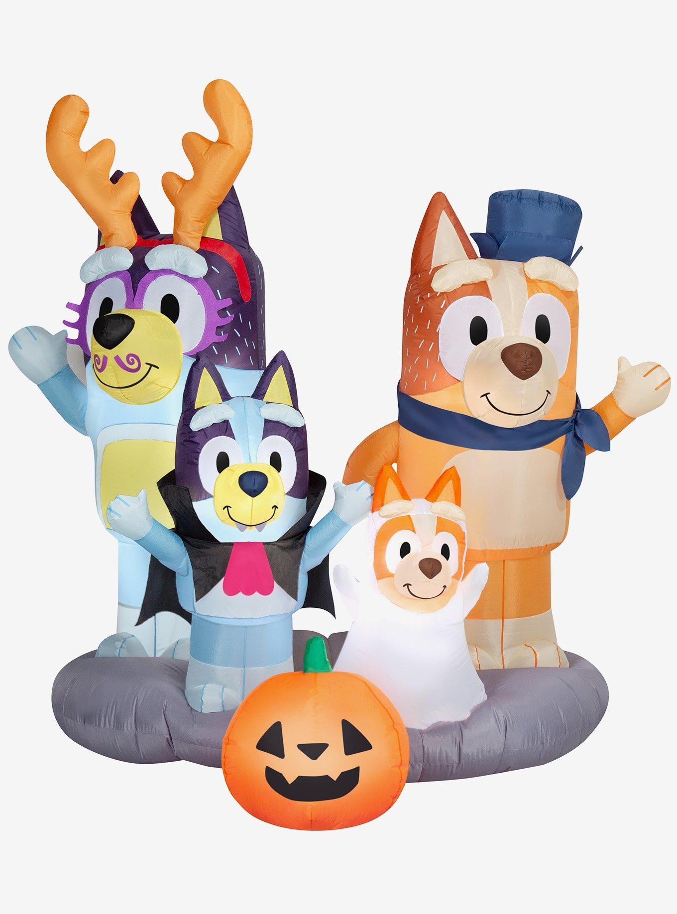 Bluey and Family Scene Inflatable Decor, , hi-res