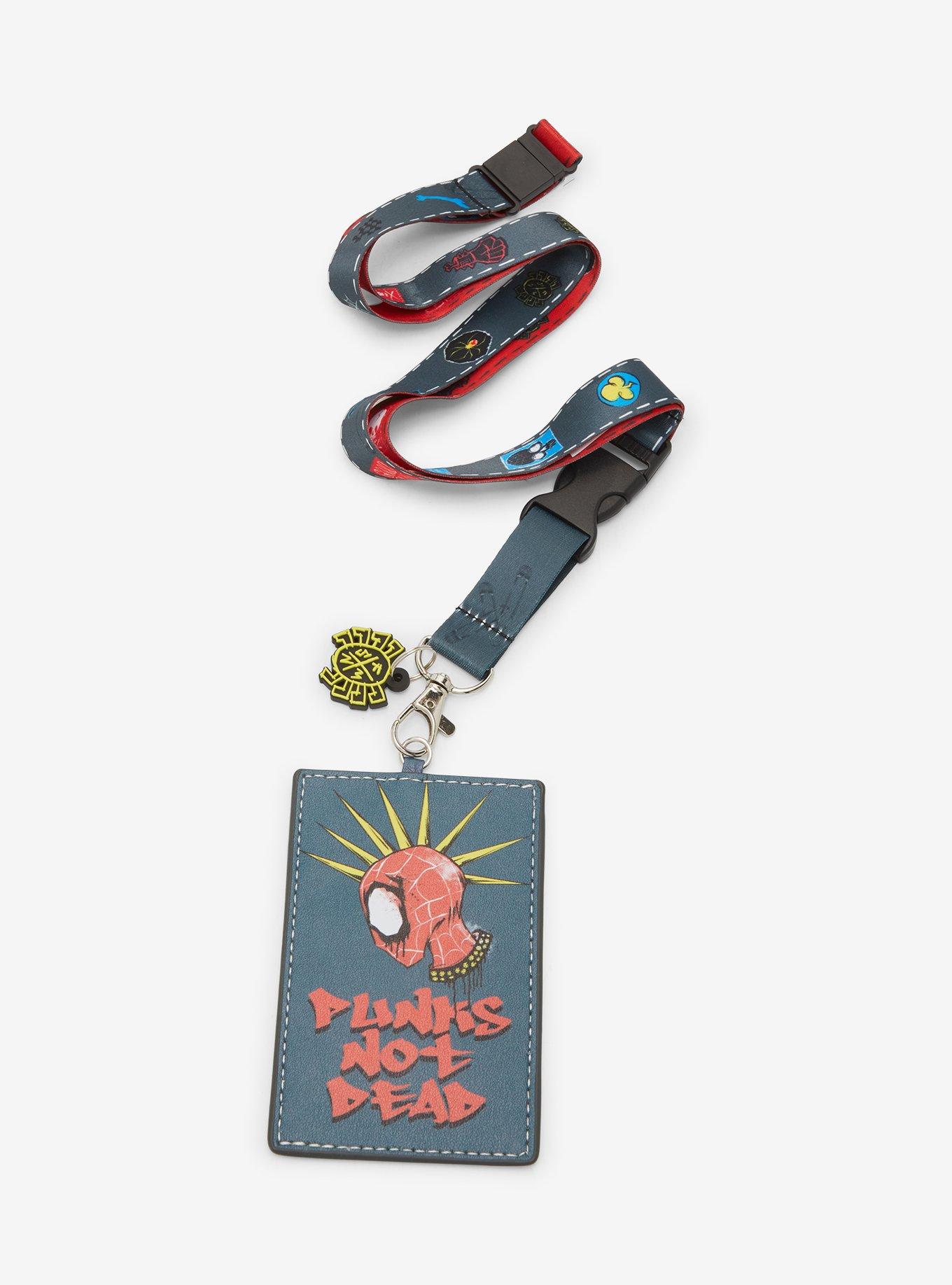 Marvel Spider-Man: Across the Spider-Verse Spider Punk Detachable Lanyard — BoxLunch Exclusive, , hi-res