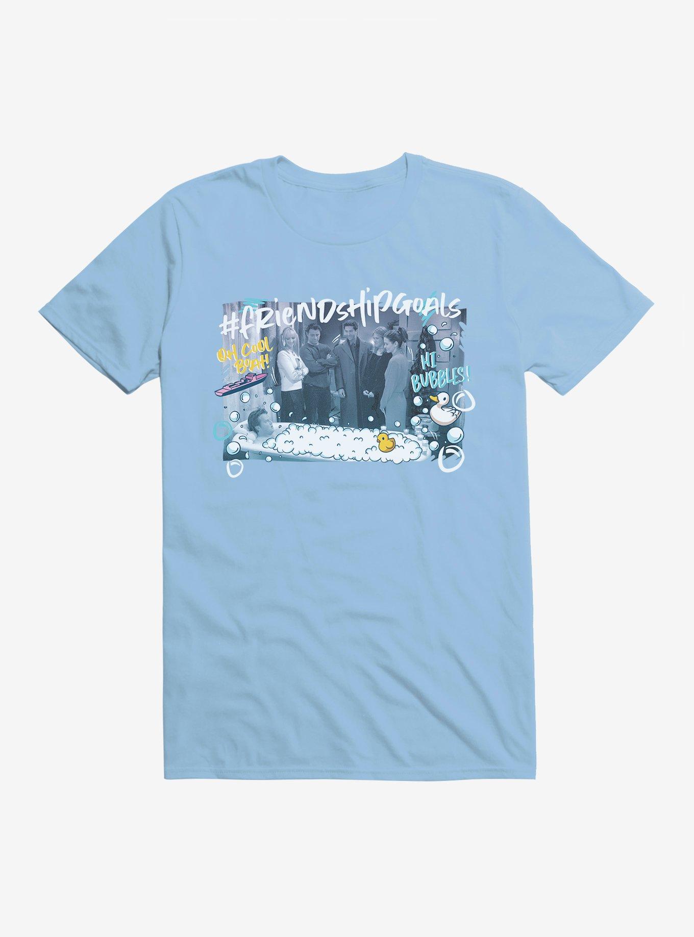 Friends Friendship Goals T-Shirt, LIGHT BLUE, hi-res