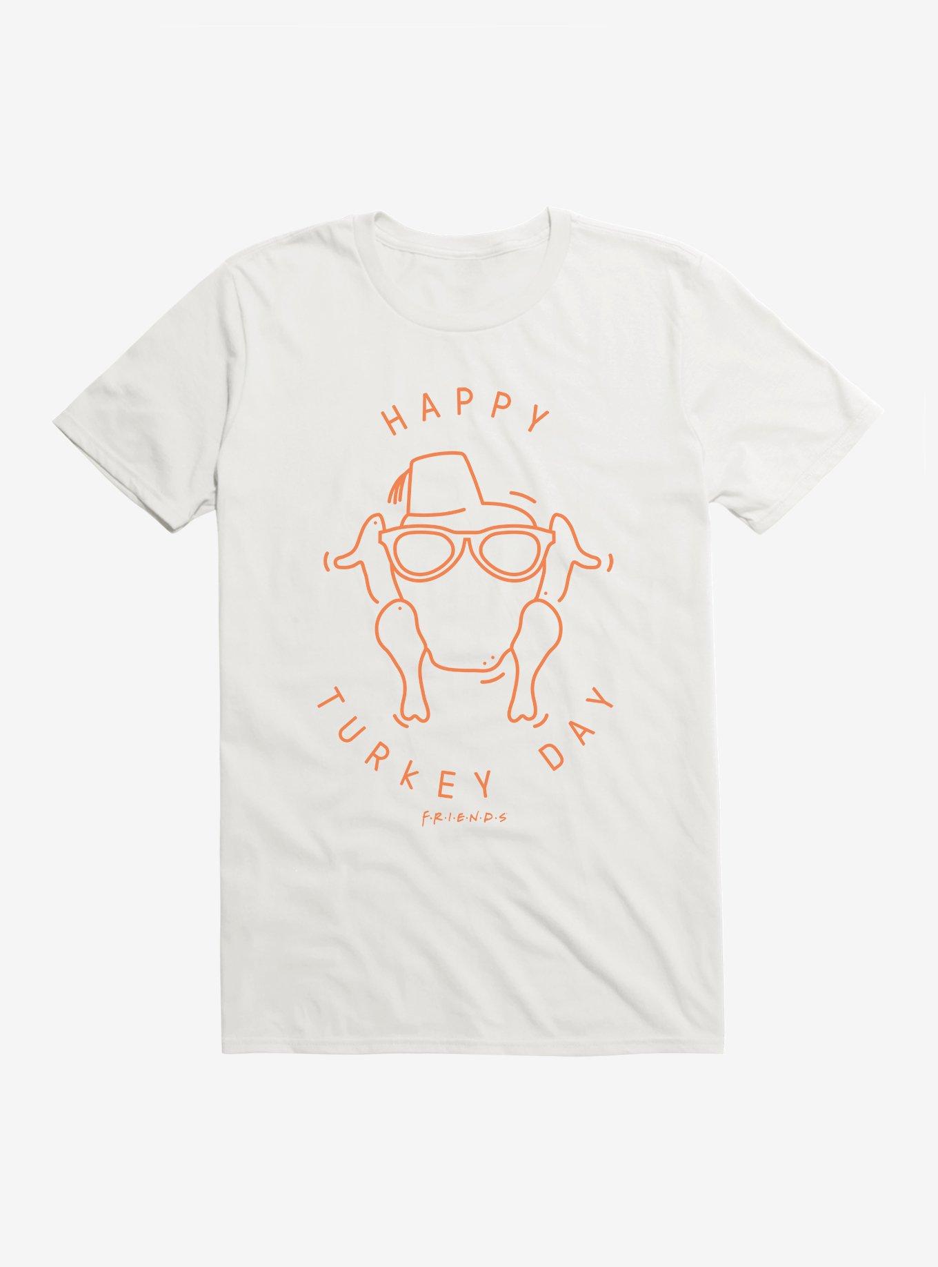 Friends Happy Turkey Day Icon T-Shirt