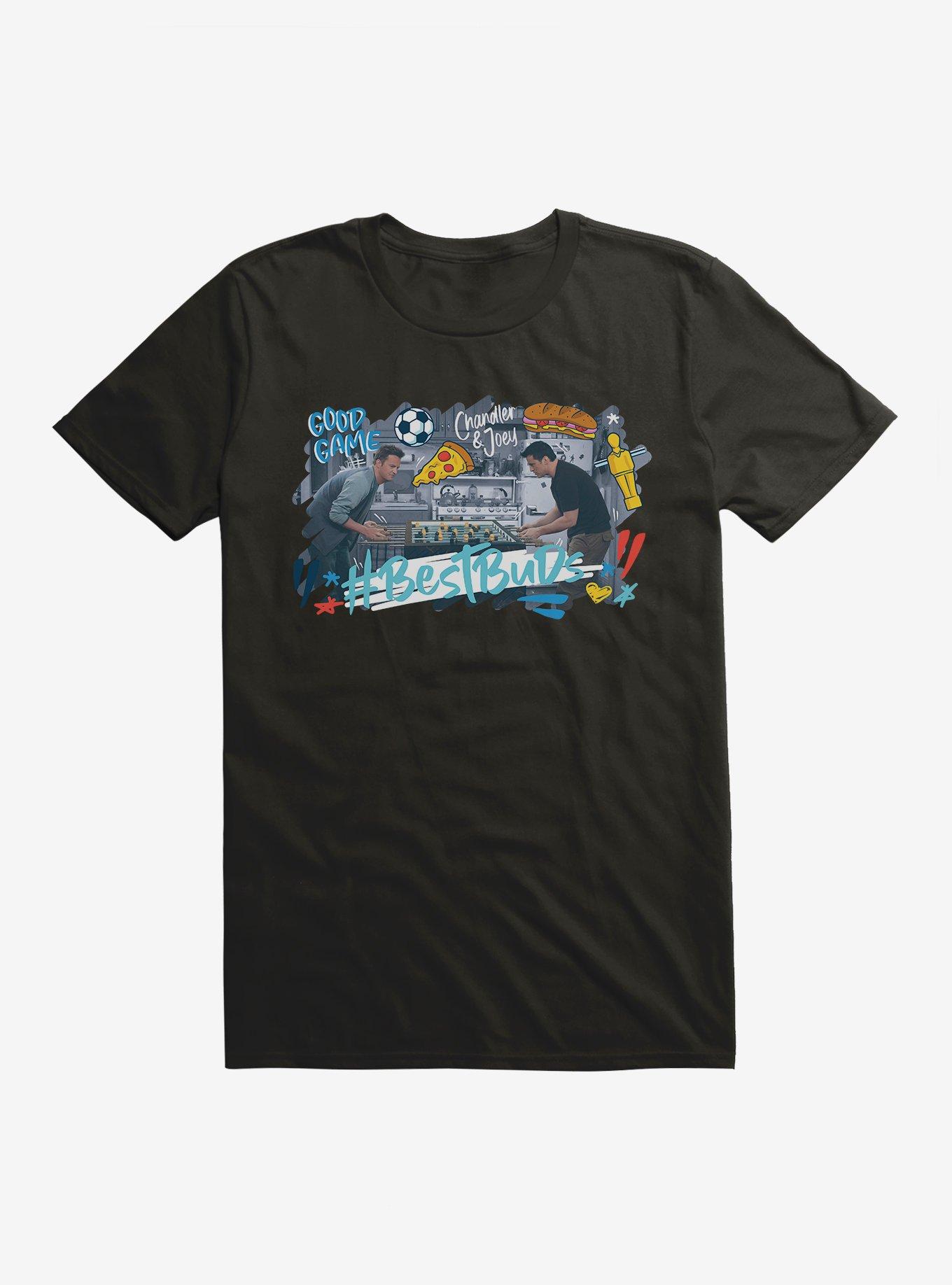 Friends Joey Chandler BestBuds T-Shirt, BLACK, hi-res