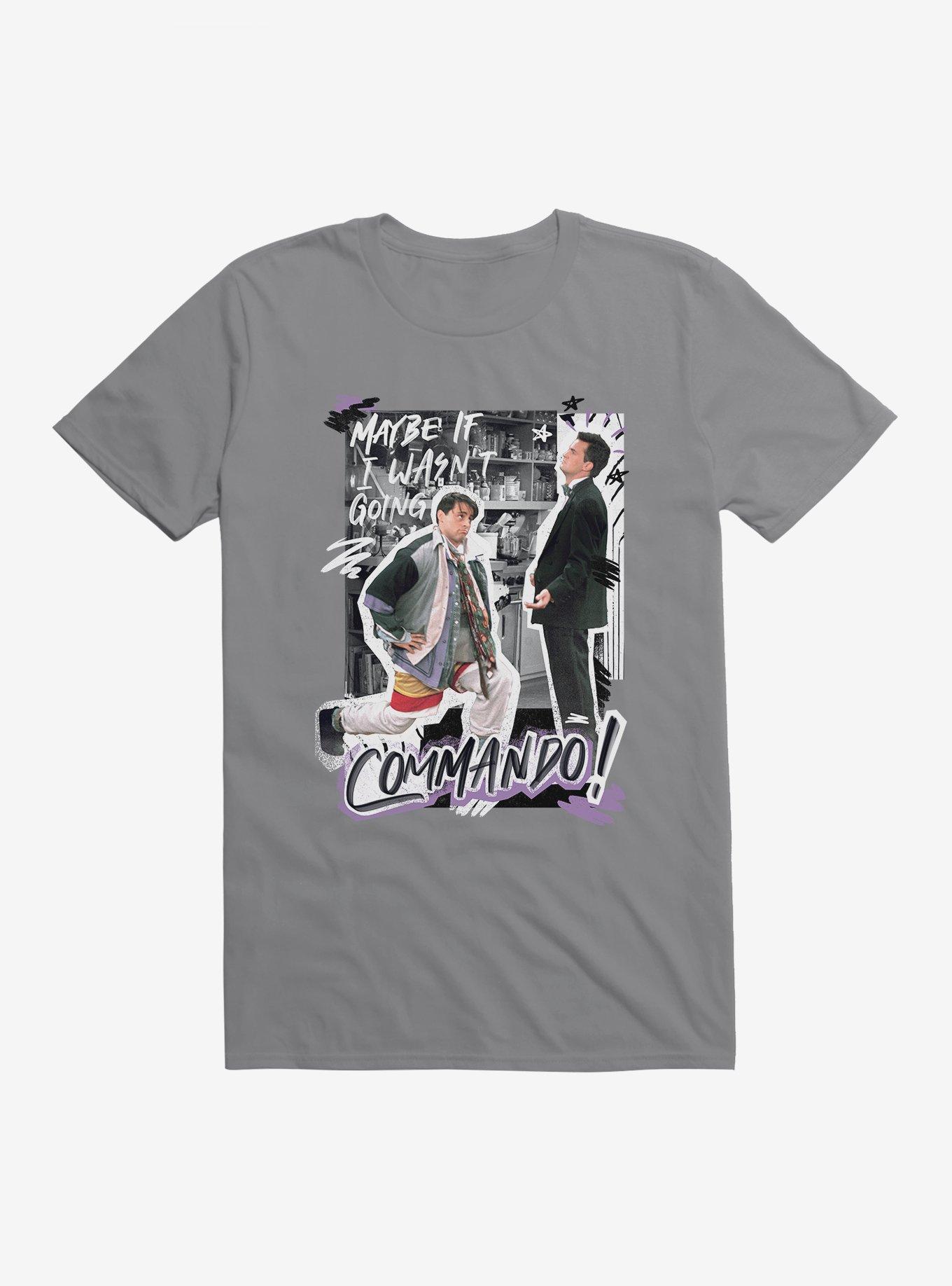 Friends Joey Chandler Cammando T-Shirt, STORM GREY, hi-res
