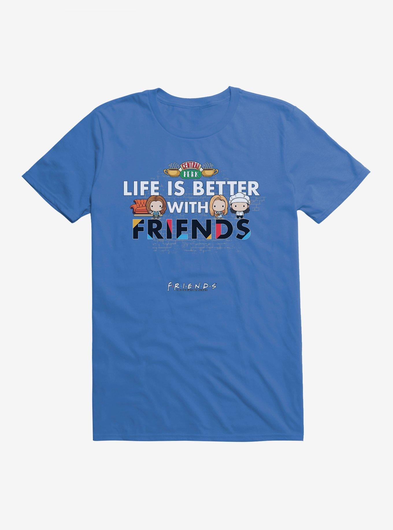 Friends Life Is Better T-Shirt, ROYAL, hi-res