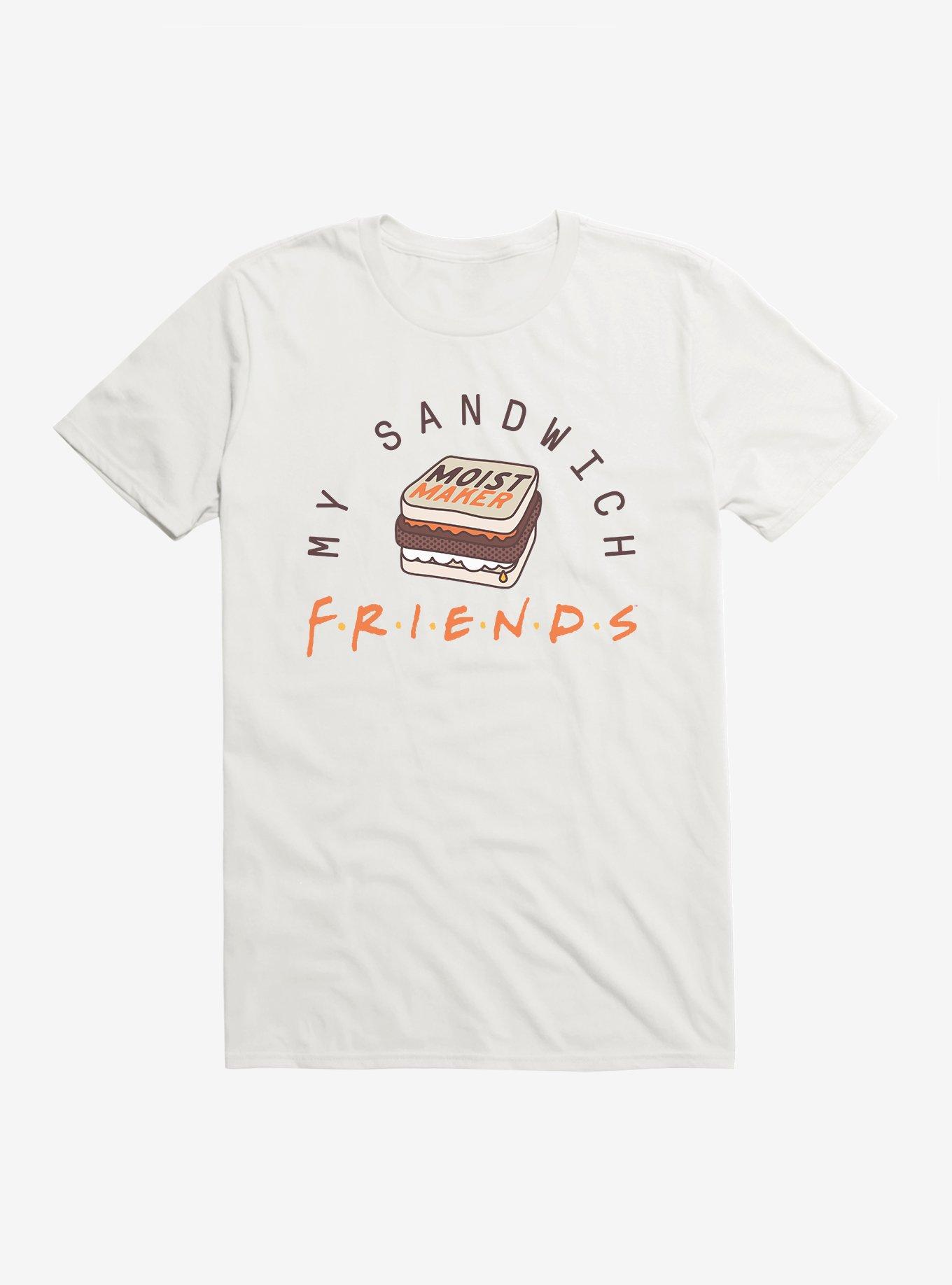 Friends My Sandwich T-Shirt, WHITE, hi-res view 1